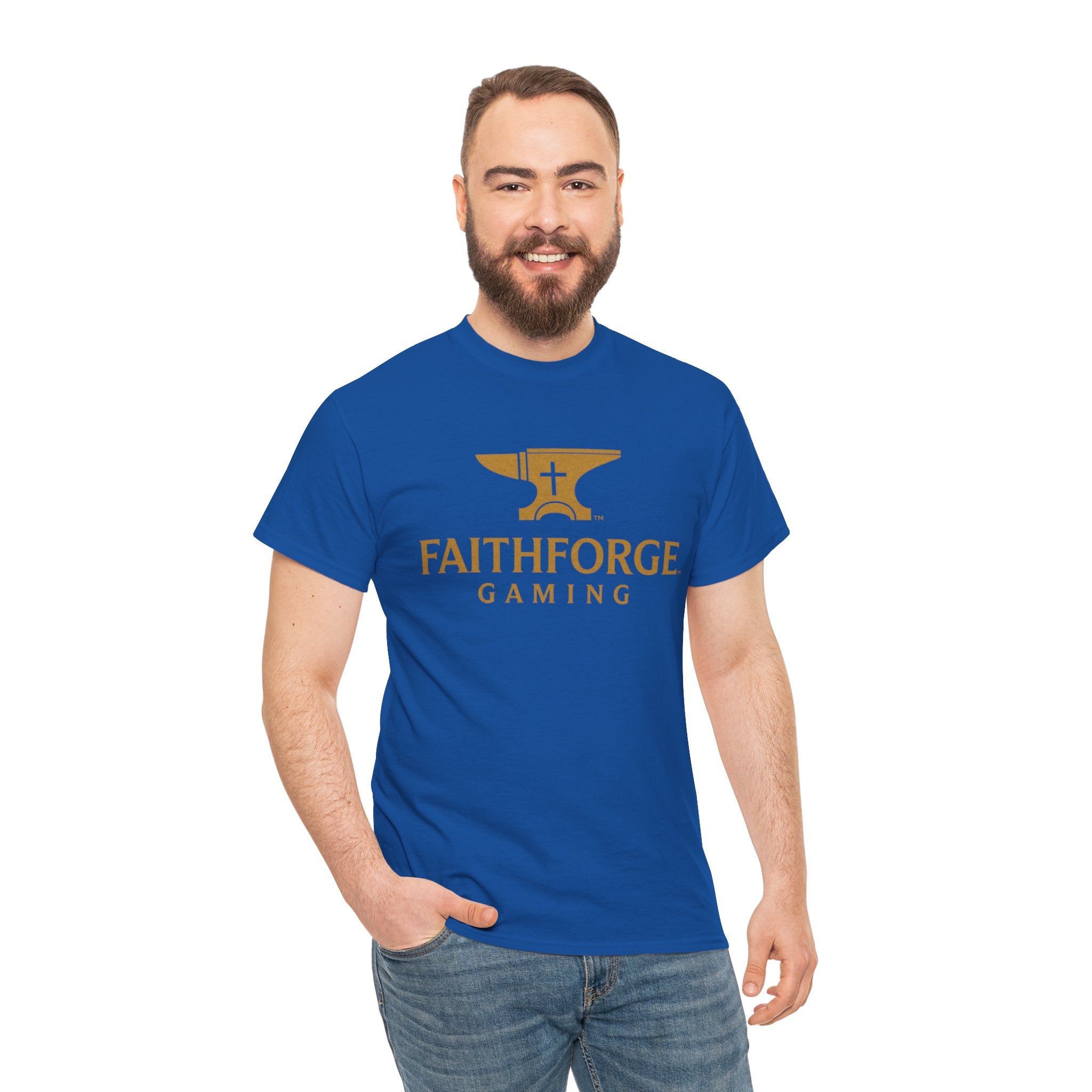 FaithForge Gaming T-Shirt — Christian Gamer Logo Tee