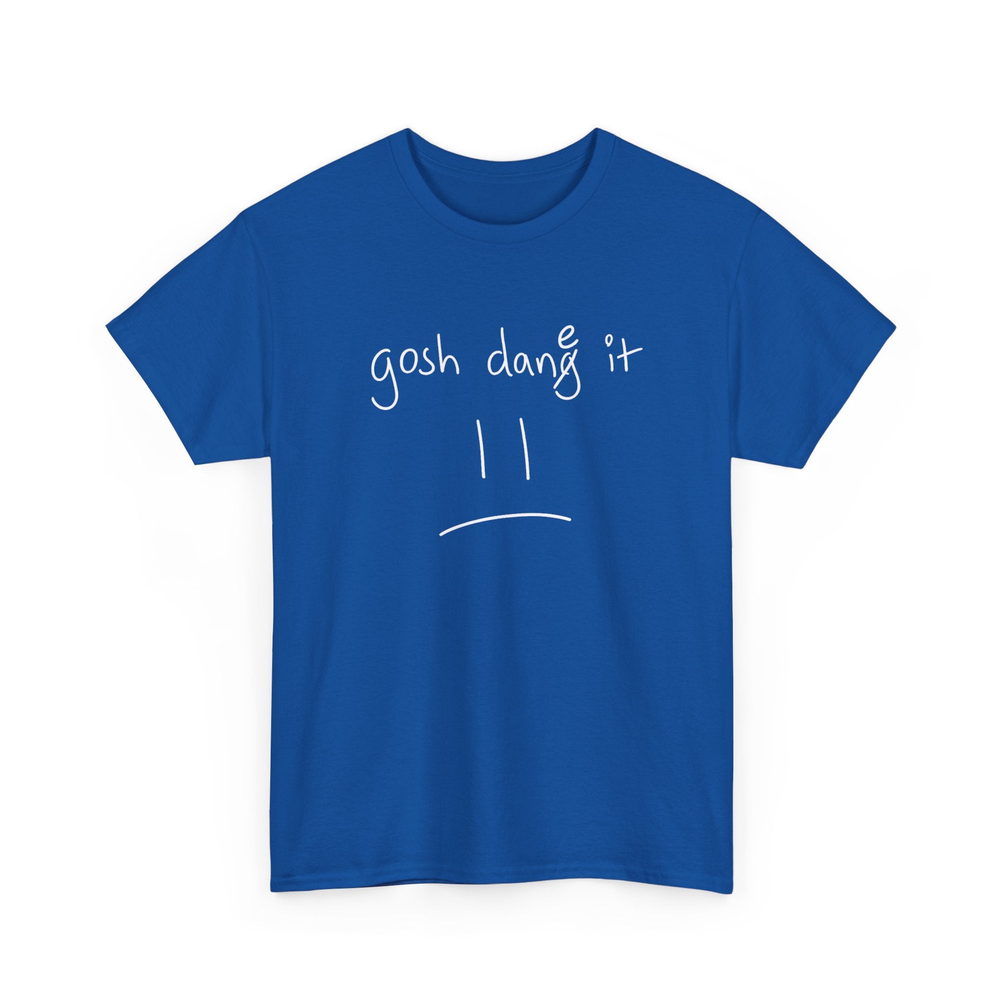 DoctorJSWAYS gosh dane it T-Shirt — Minimal Logo Black Tee with Bold Back Text