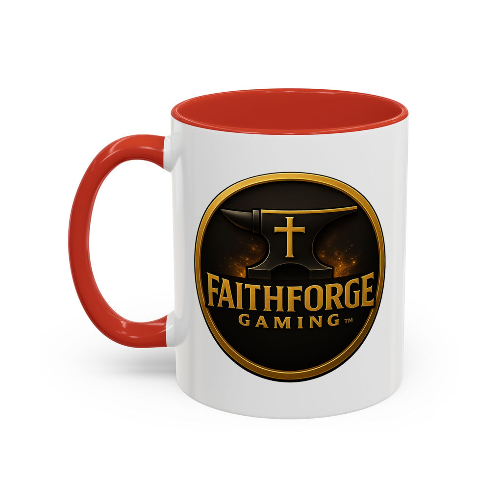 FaithForge Gaming Accent Coffee Mug – 11oz Logo Mug
