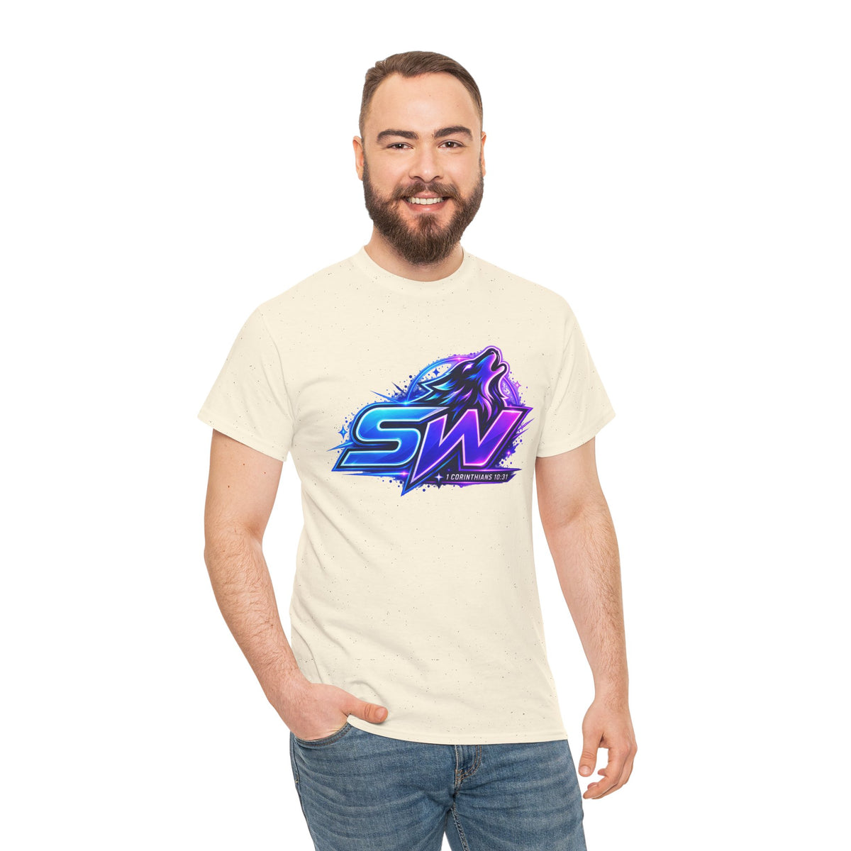 Seawolf_30 Logo Tee - Gamer/Streamer T-Shirt Blue GBSG (Gather)