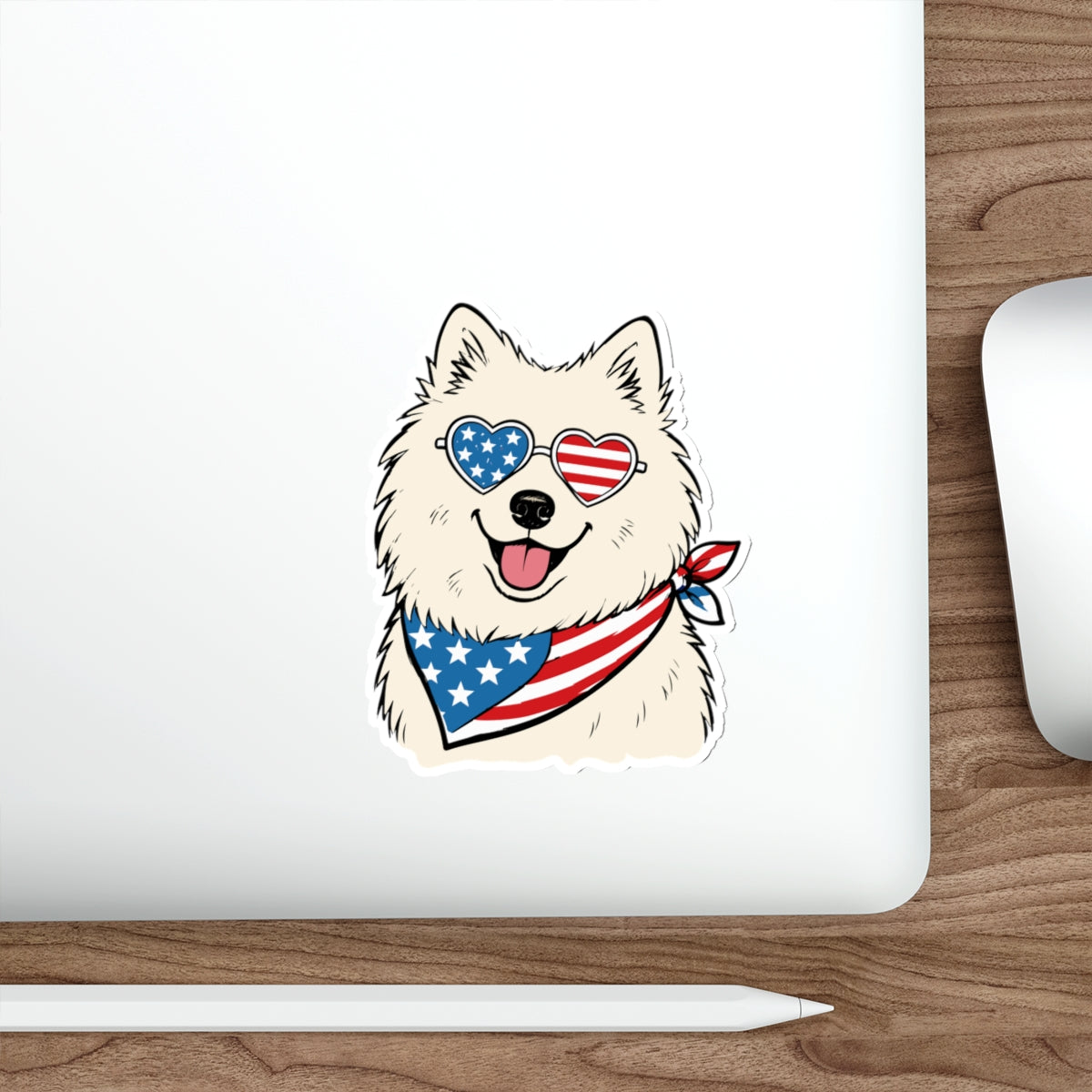 Patriotic Sticker Pack — PomPom power 4th of July Red White Blue Die-Cut Stickers