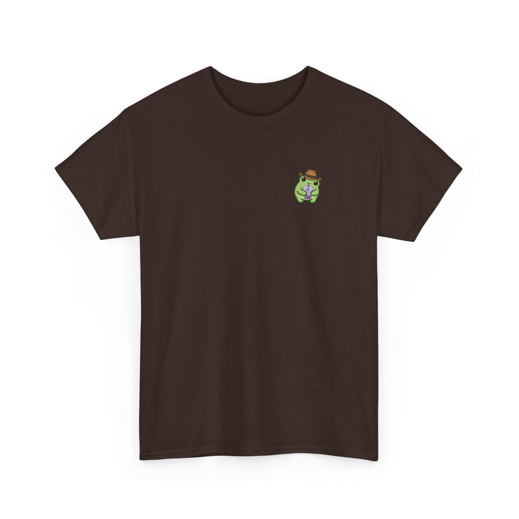 T-Shirt — Cute Boba Drinking Frog