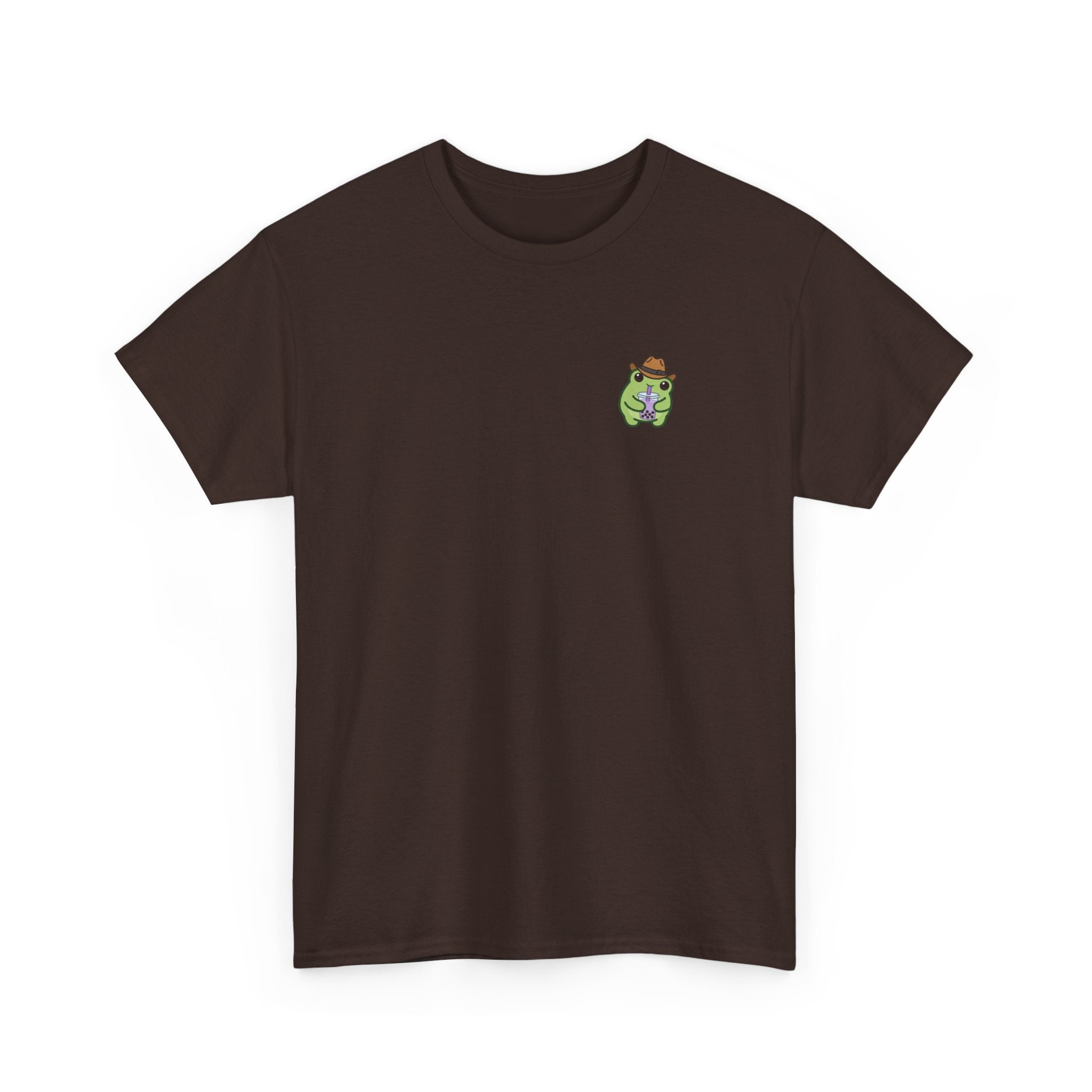 T-Shirt — Cute Boba Drinking Frog