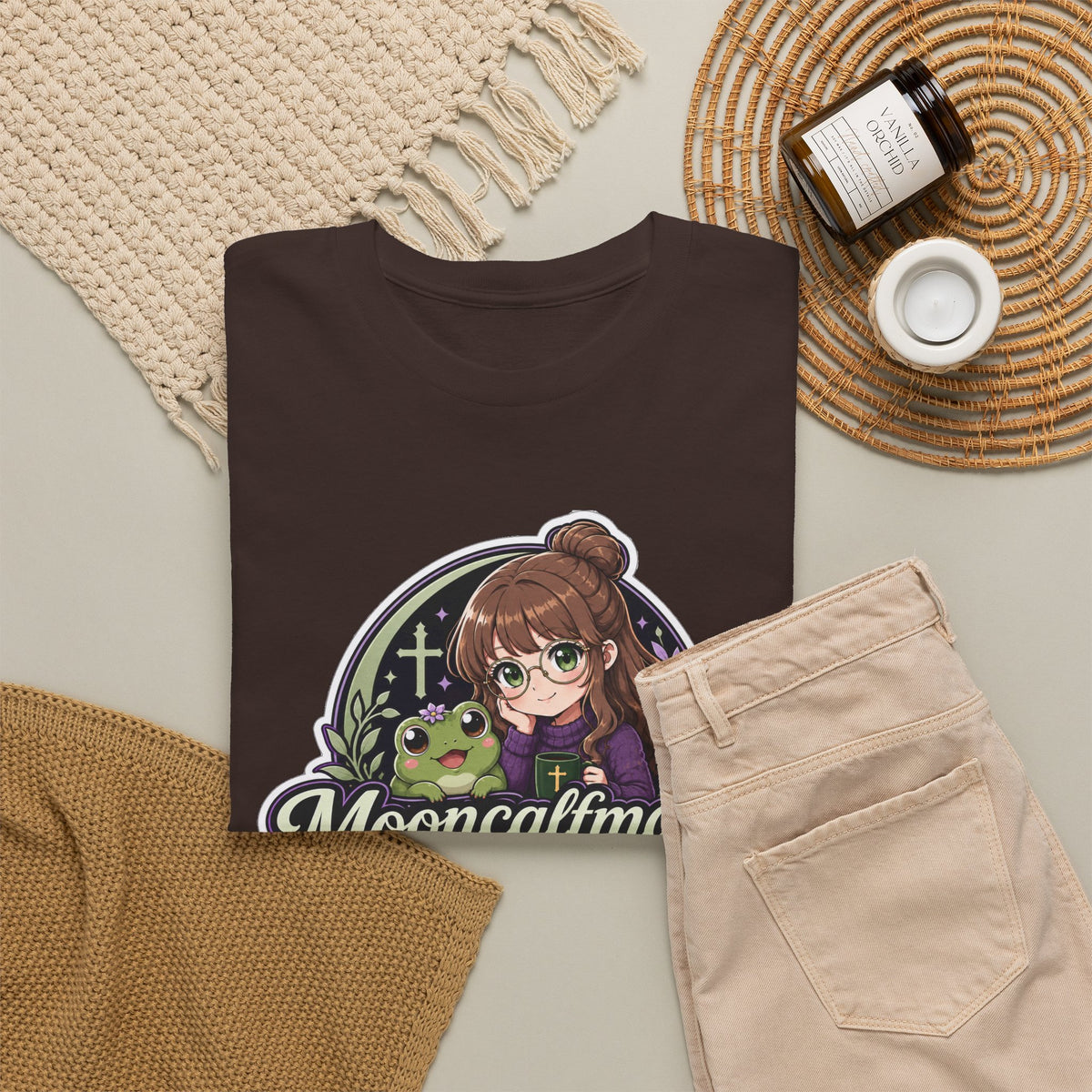 MOONCALFMAGE Logo Tee - Gamer/Streamer T-Shirt Blue GBSG (Gather)