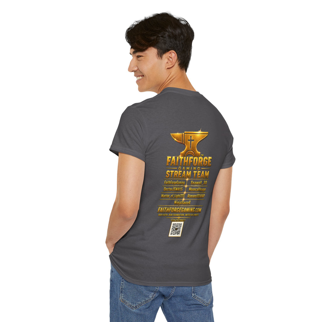Custom FaithForgeGaming Tee (Personalization Enabled) - FaithForge Stream Team