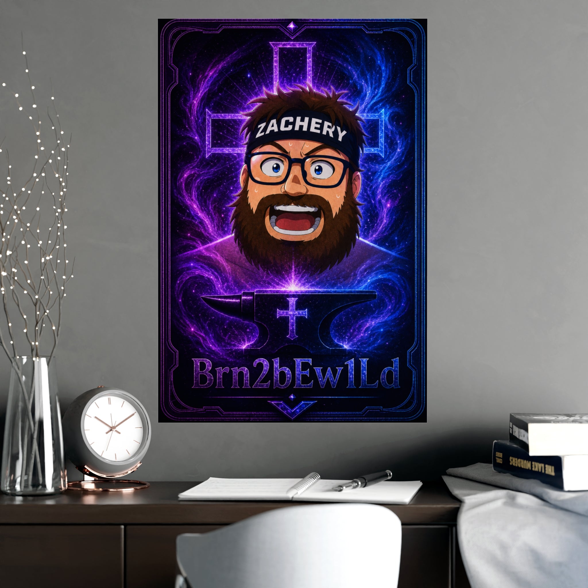 Brn2bEw1Ld Poster - FaithForgeGaming