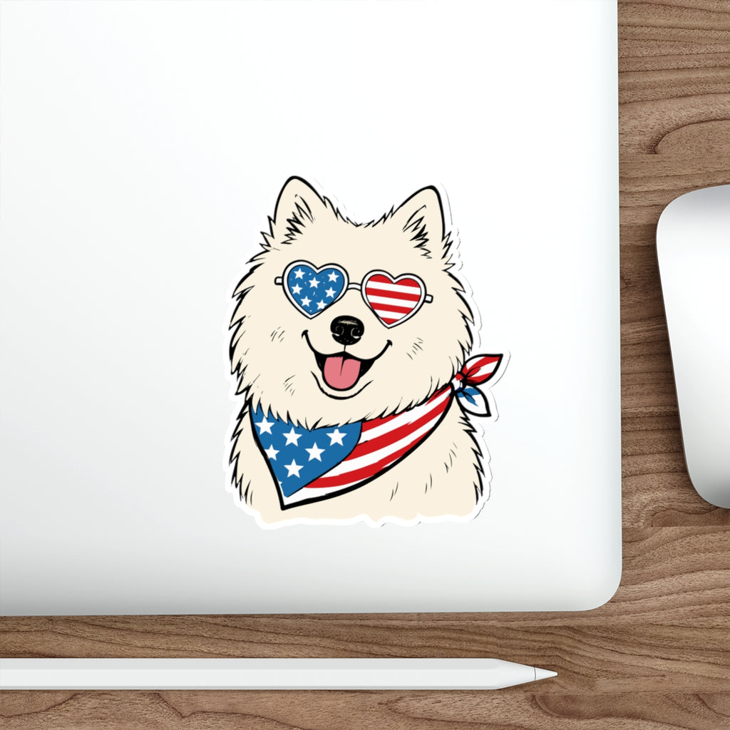 Patriotic Sticker Pack — PomPom power 4th of July Red White Blue Die-Cut Stickers