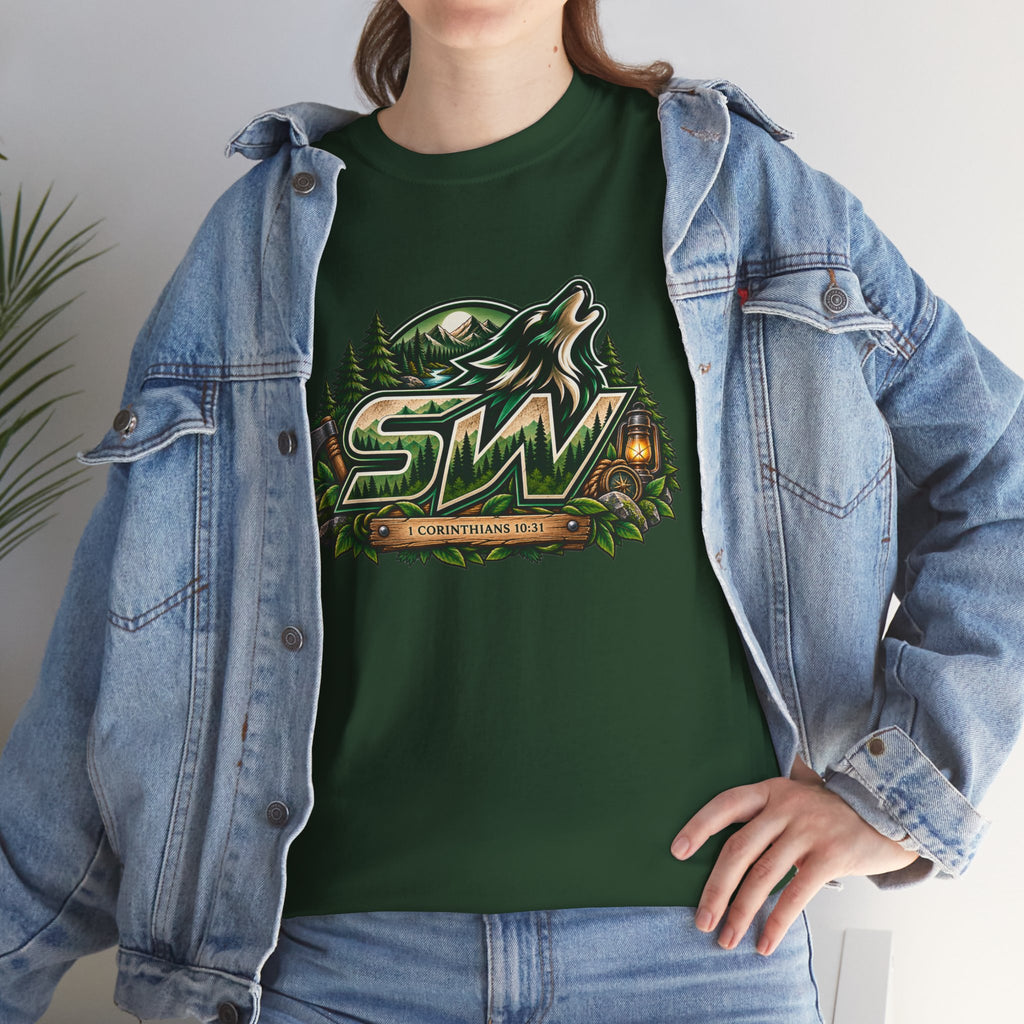 Seawolf_30 Logo Tee - Gamer/Streamer T-Shirt Green GBSG (Gather)