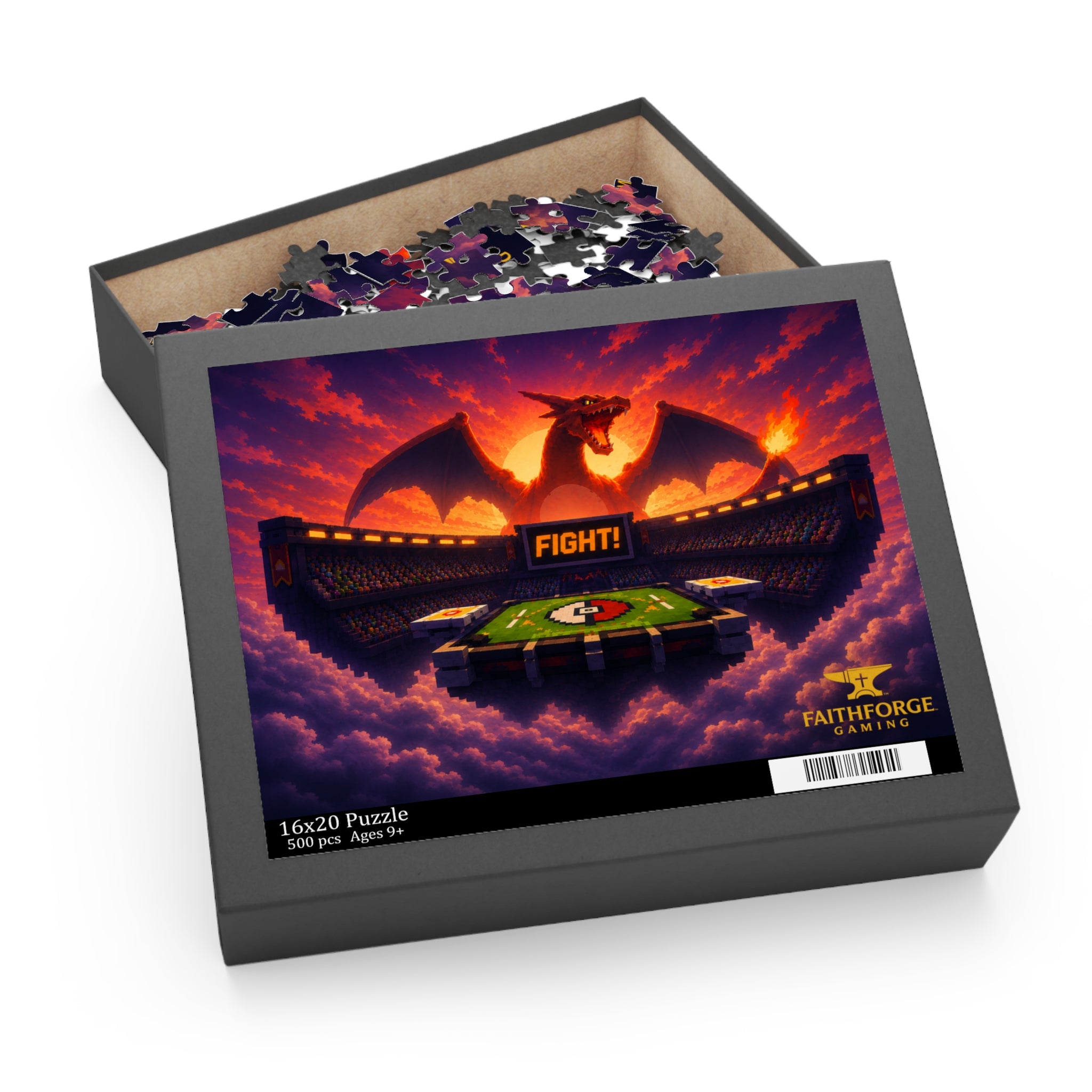 Smash Stadium Puzzle – "FIGHT!" Battle Arena Jigsaw (500 pcs)