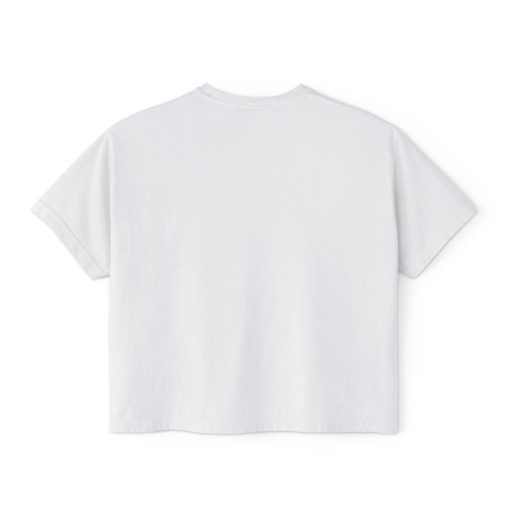 Women's Boxy Tee – Floral “Praise” Graphic Shirt