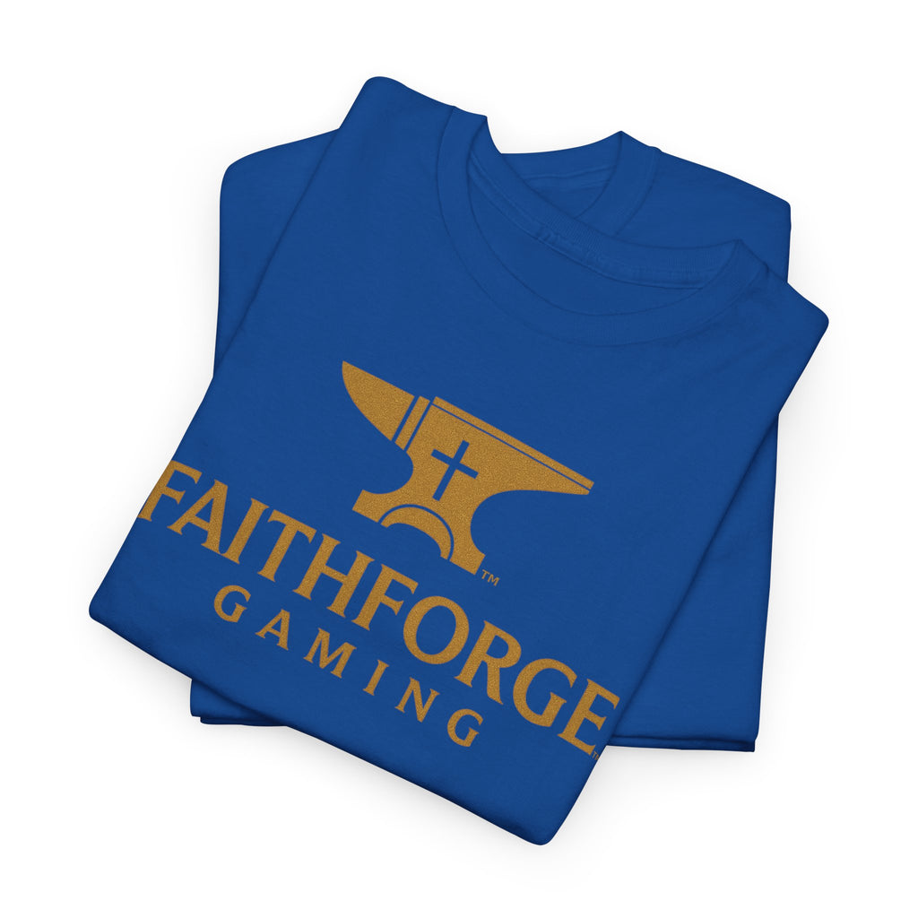 (Canada) FaithForge Gaming T-Shirt — Anvil & Cross Logo Tee for Christian Gamers