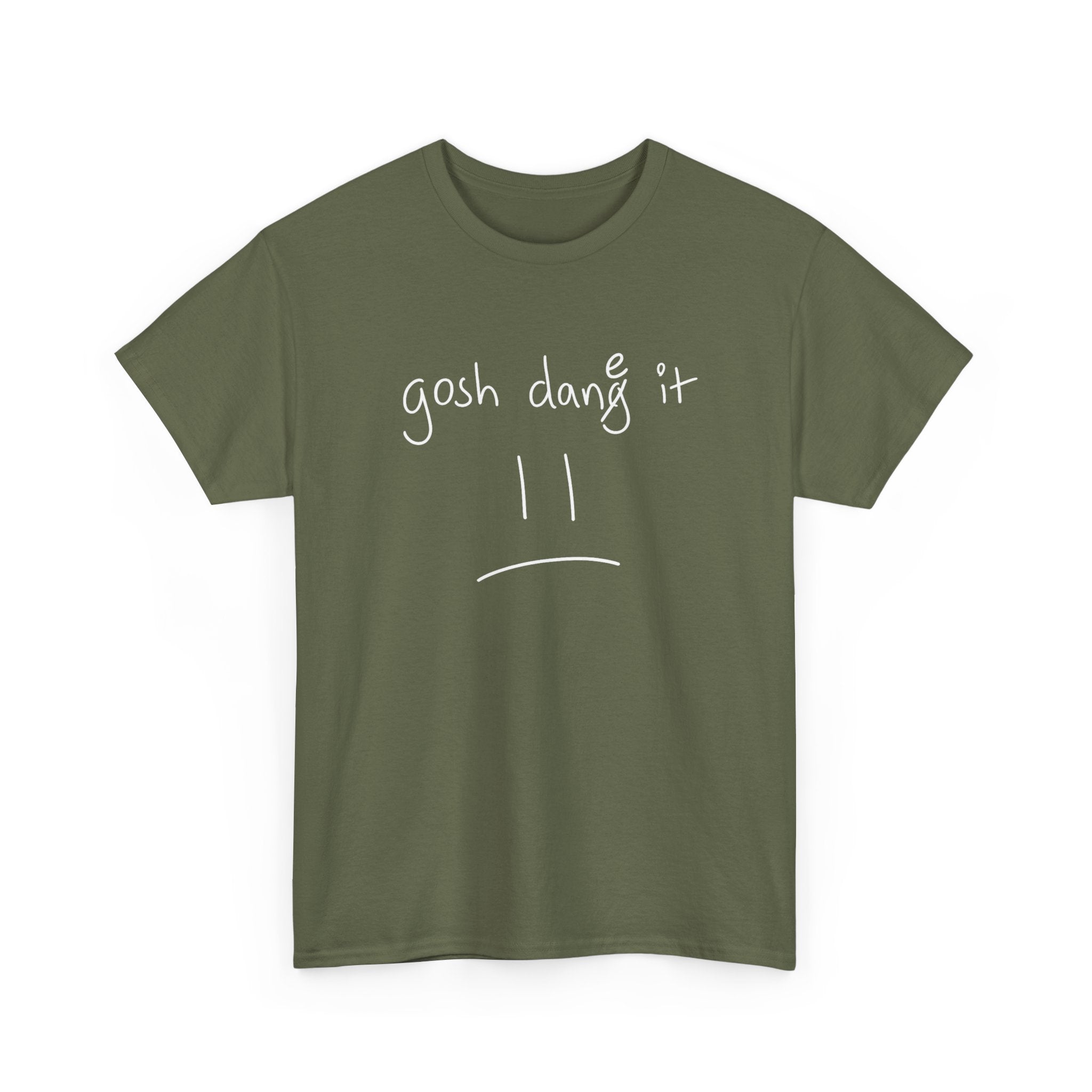 DoctorJSWAYS gosh dane it T-Shirt — Minimal Logo Black Tee with Bold Back Text