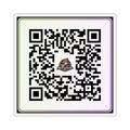 Mooncalfmage Streamer QR Code Die-Cut Sticker Indoor/Outdoor