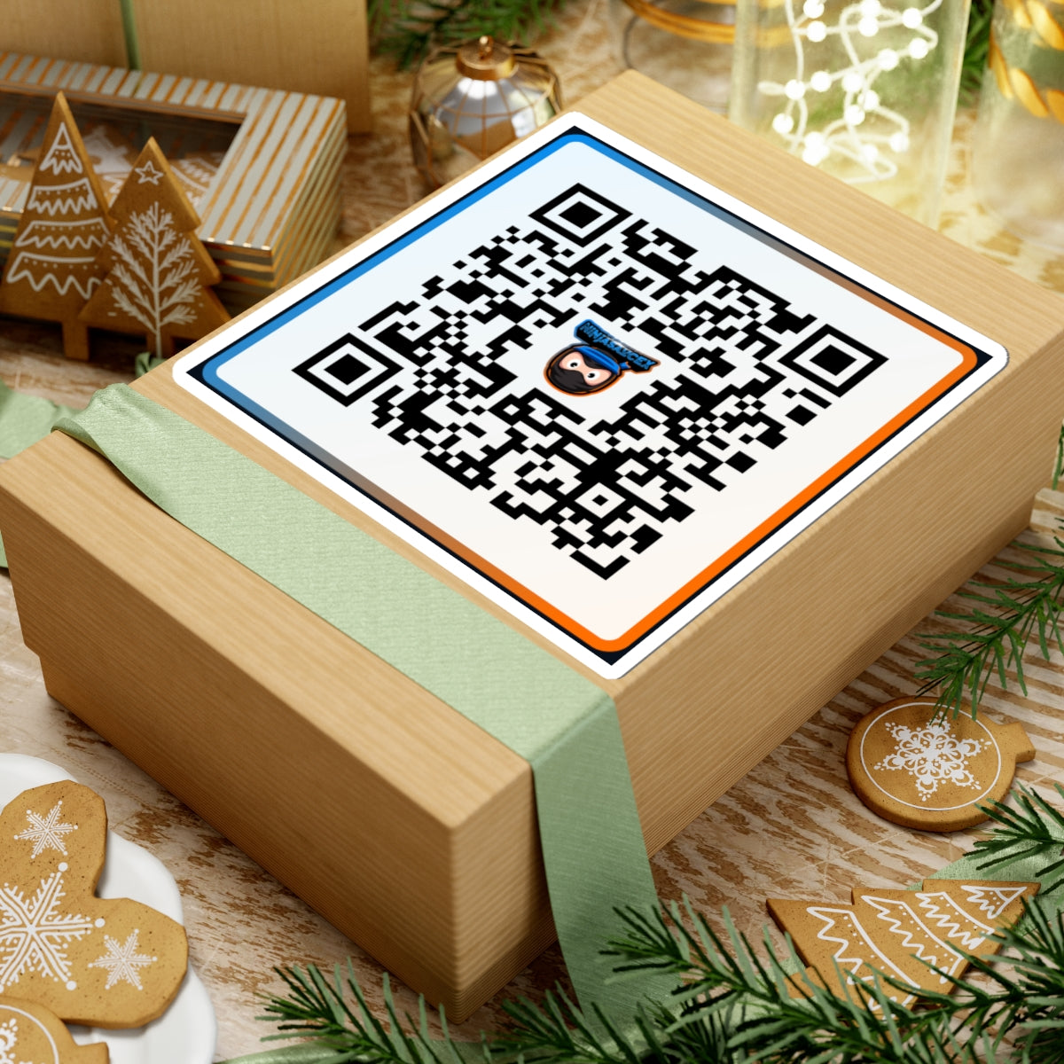 QR Code Decal — NinjaSauceX QR Code with Logo