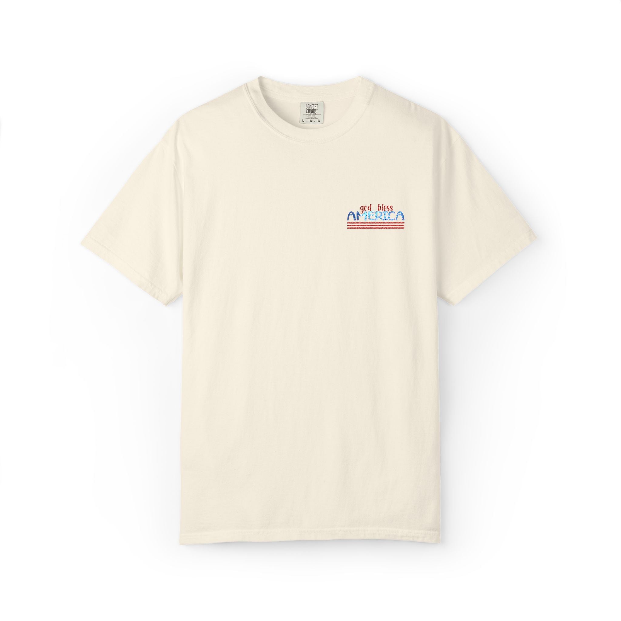 Patriotic Wave T-Shirt — American Flag Surf Graphic