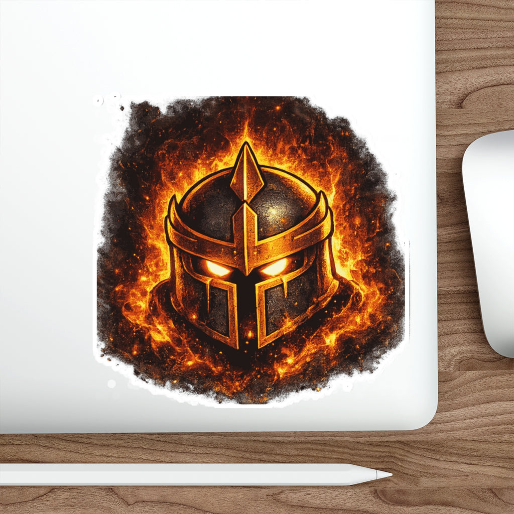 FaithForge Knight Passion Die-Cut Sticker — Water-resistant vinyl