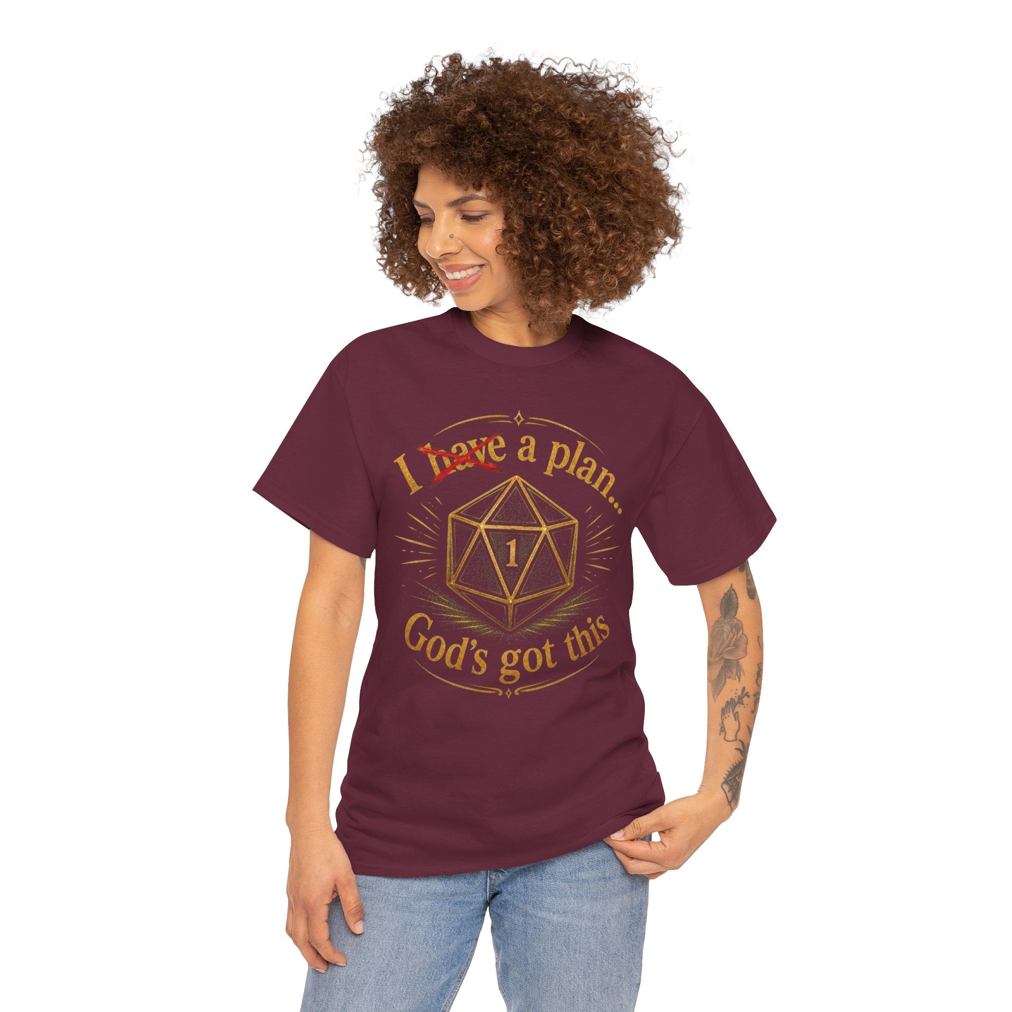 I XhaveX a plan... God's Got This D20 T‑Shirt