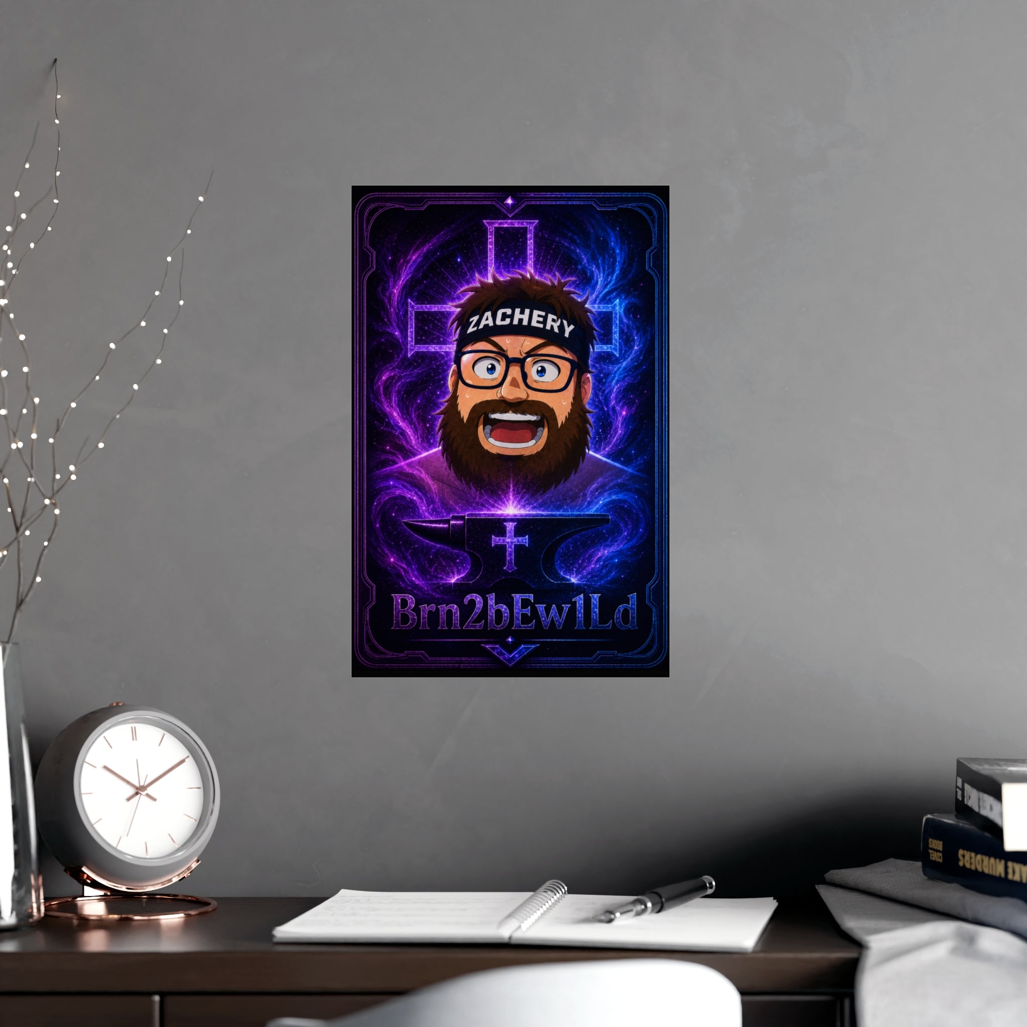Brn2bEw1Ld Poster - FaithForgeGaming