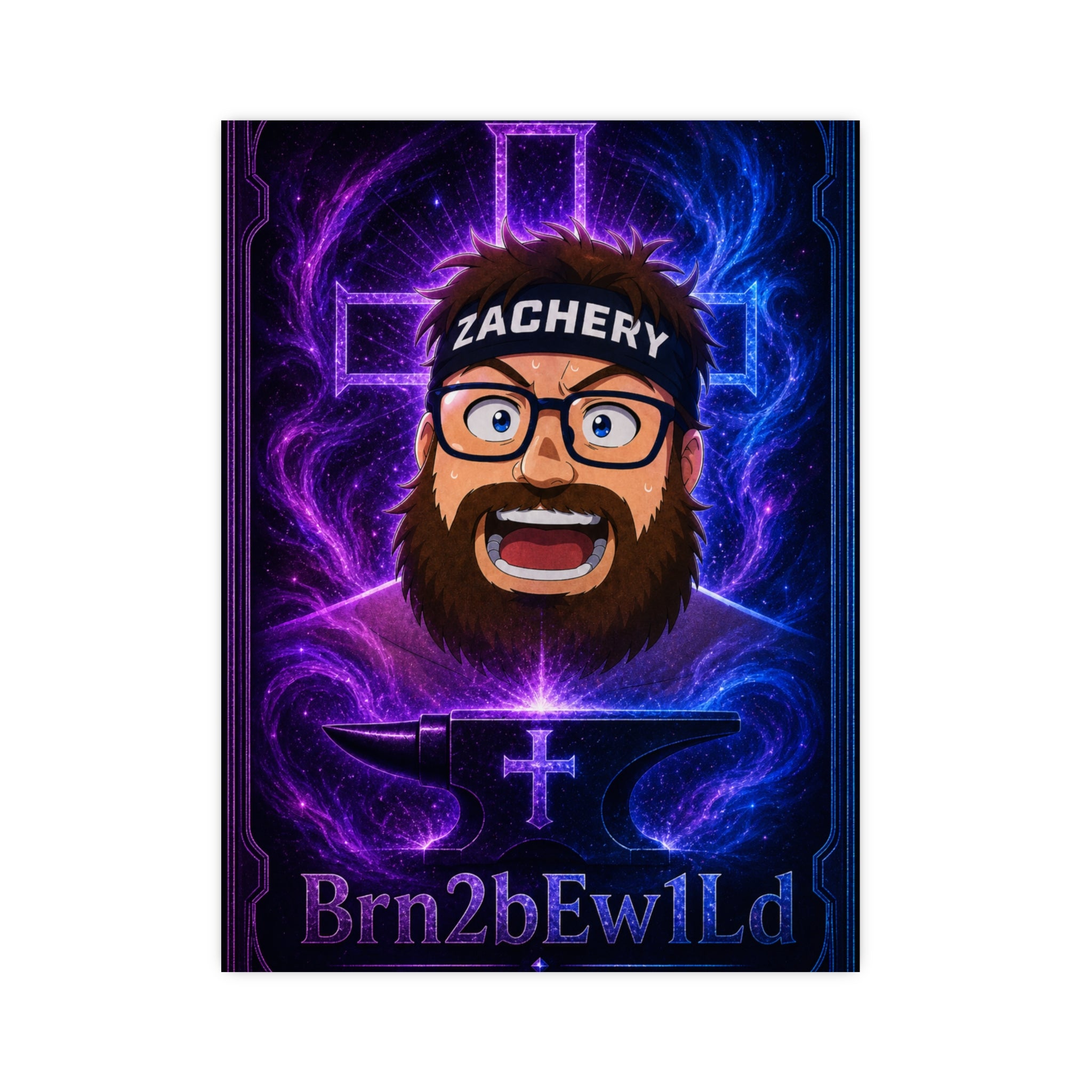 Brn2bEw1Ld Poster - FaithForgeGaming