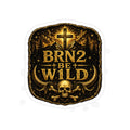 BRN2BEW1LD-Cut Outdoor Clear Sticker - Waterproof Transparent Logo Decal Best on Light Surfaces