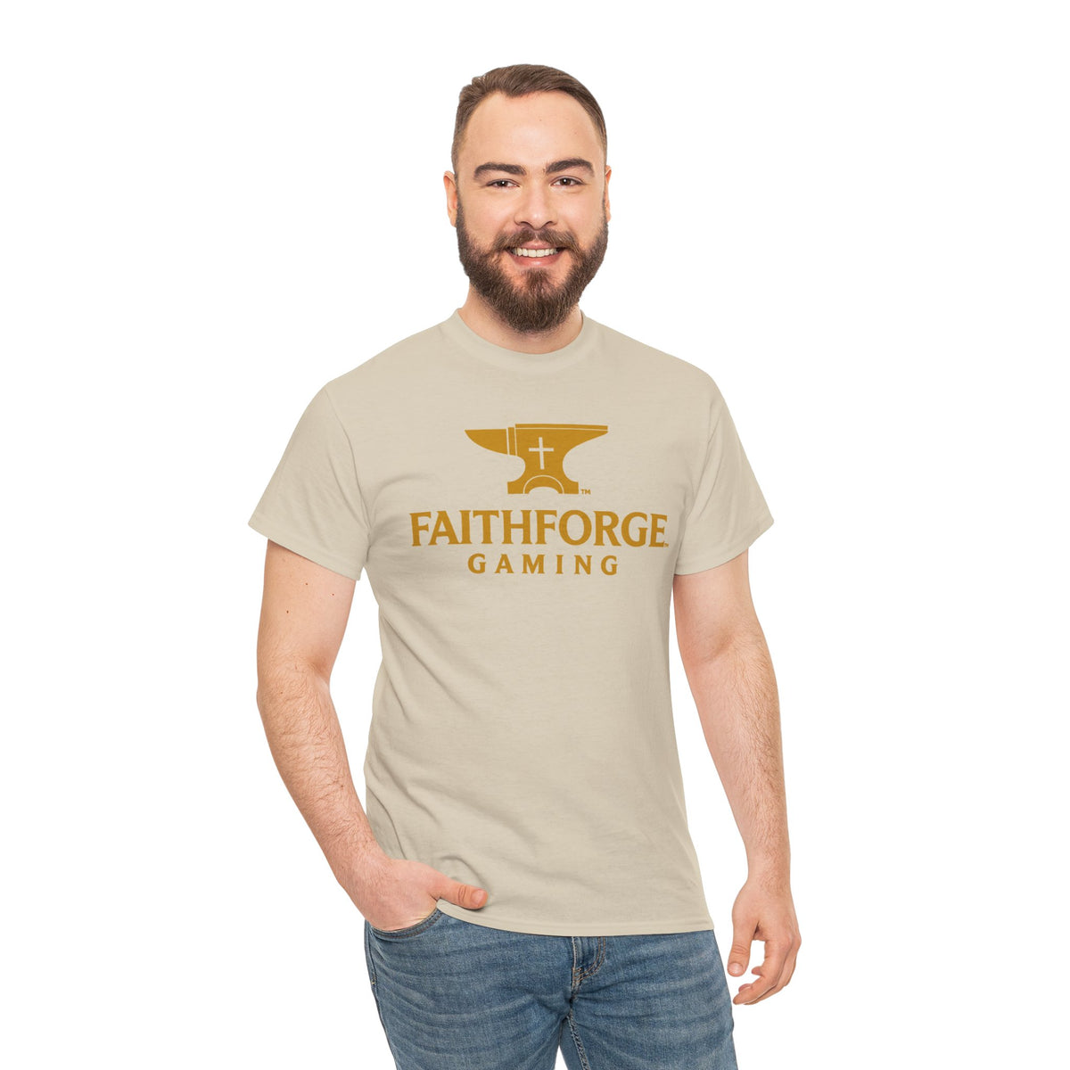 FaithForge Gaming T-Shirt — Christian Gamer Logo Tee