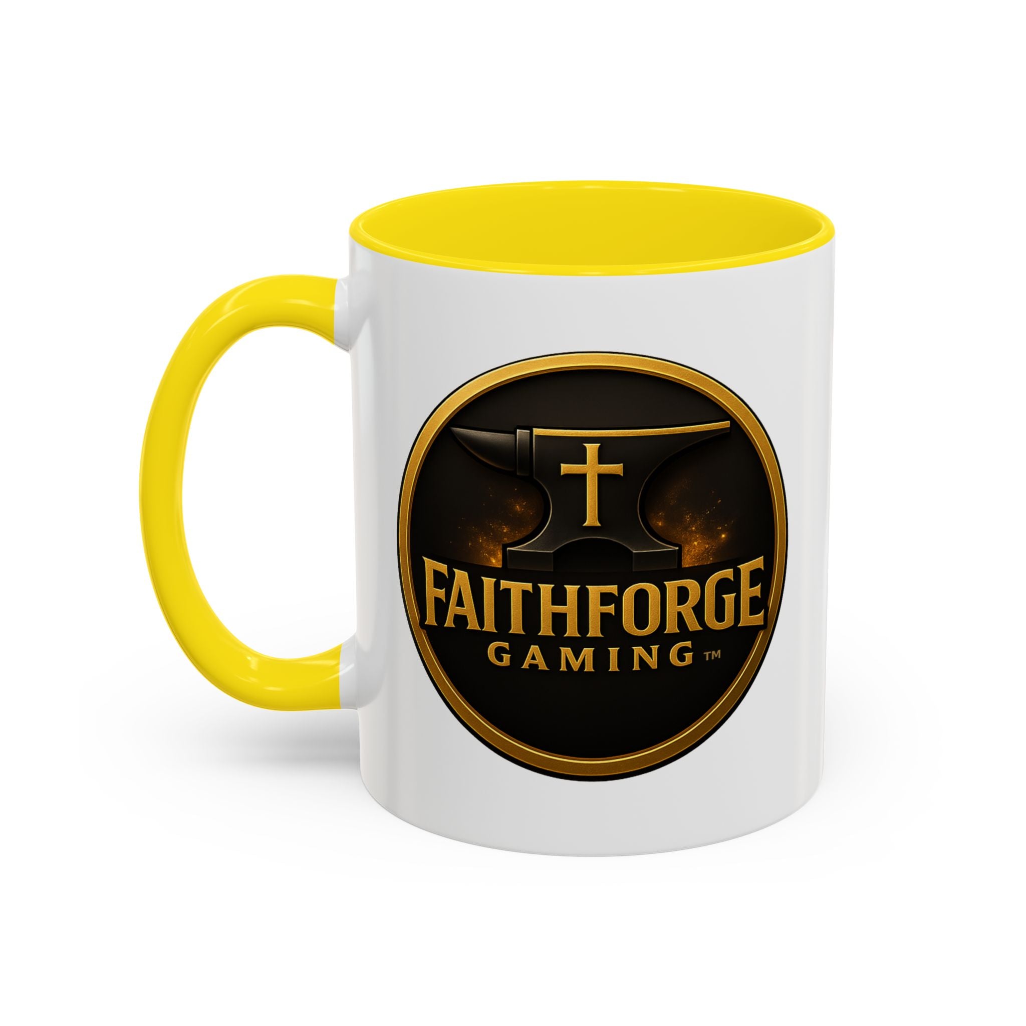 FaithForge Gaming Accent Coffee Mug – 11oz Logo Mug