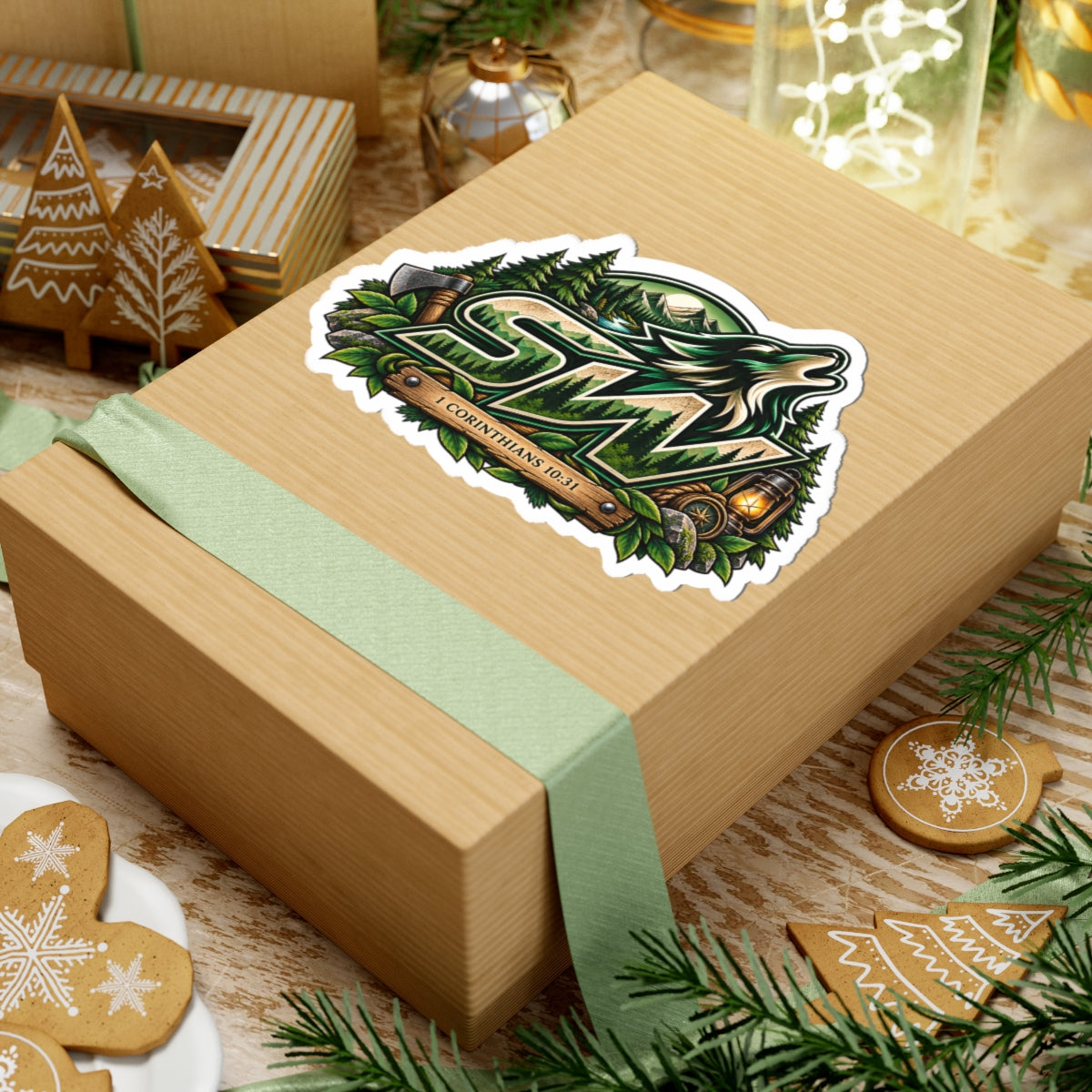 Seawolf_30 Kiss-Cut Sticker Indoor — Streamer Decal Forrest