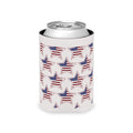 Patriotic Star Can Cooler - American Flag Fourth of July Beverage Koozie