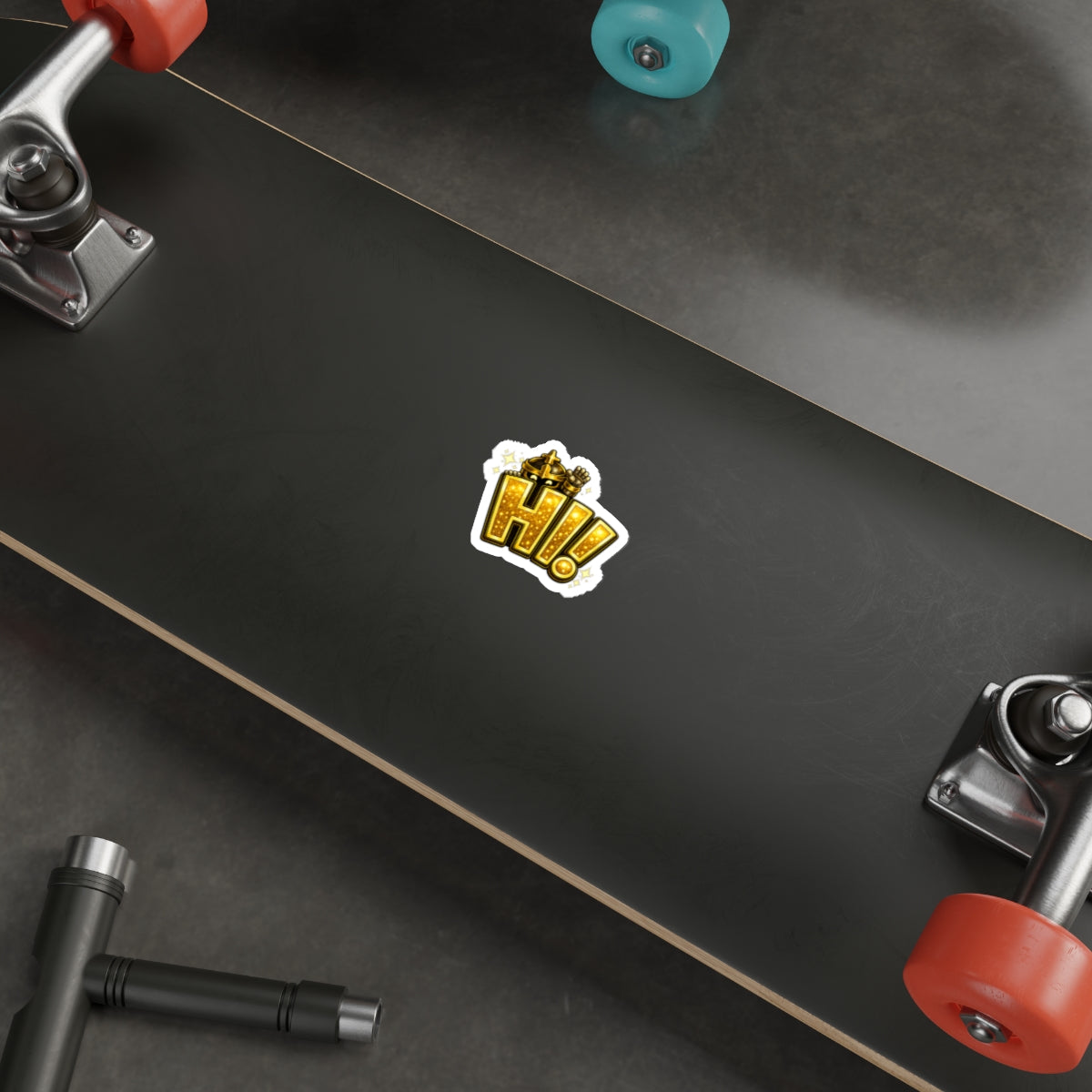 FaithForge Knight HI Die-Cut Sticker — Water-resistant vinyl