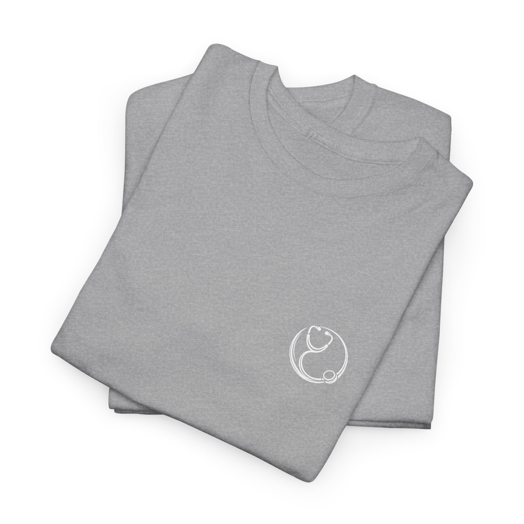 DoctorJSWAYS Let Me Explain T-Shirt — Minimal Logo Black Tee with Bold Back Text