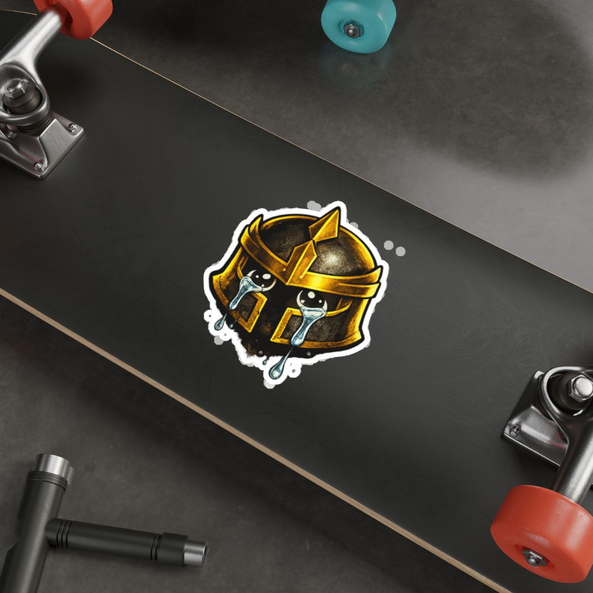 Copy of FaithForge Knight Sad Die-Cut Sticker — Water-resistant vinyl