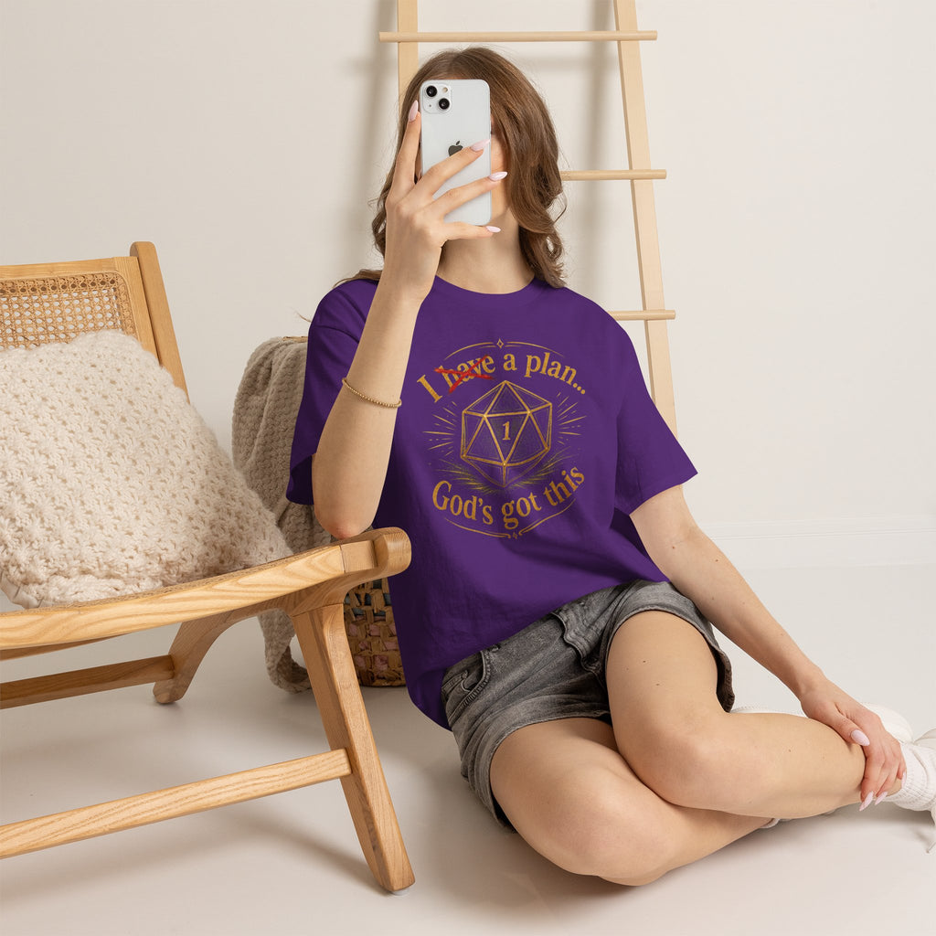 I XhaveX a plan... God's Got This D20 T‑Shirt