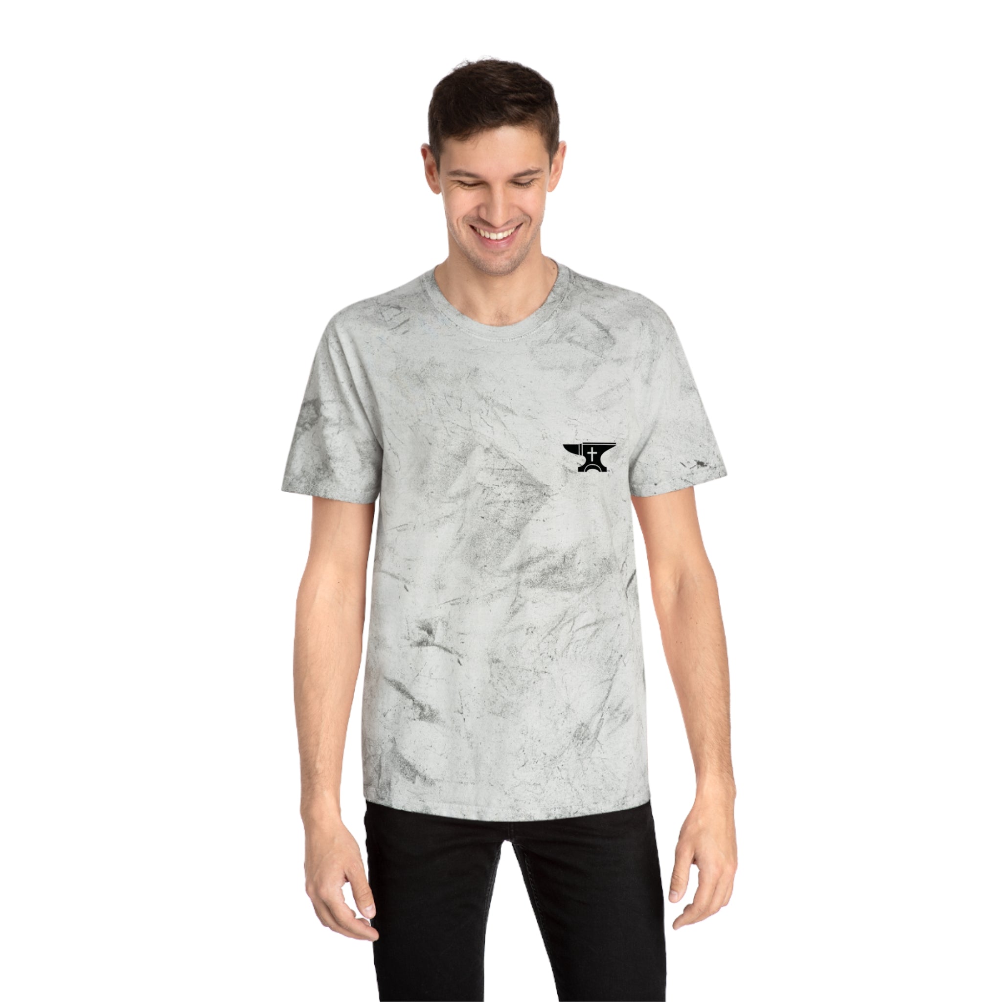 FaithForge Gaming Tie-Dye T-Shirt — Distressed Logo Tee