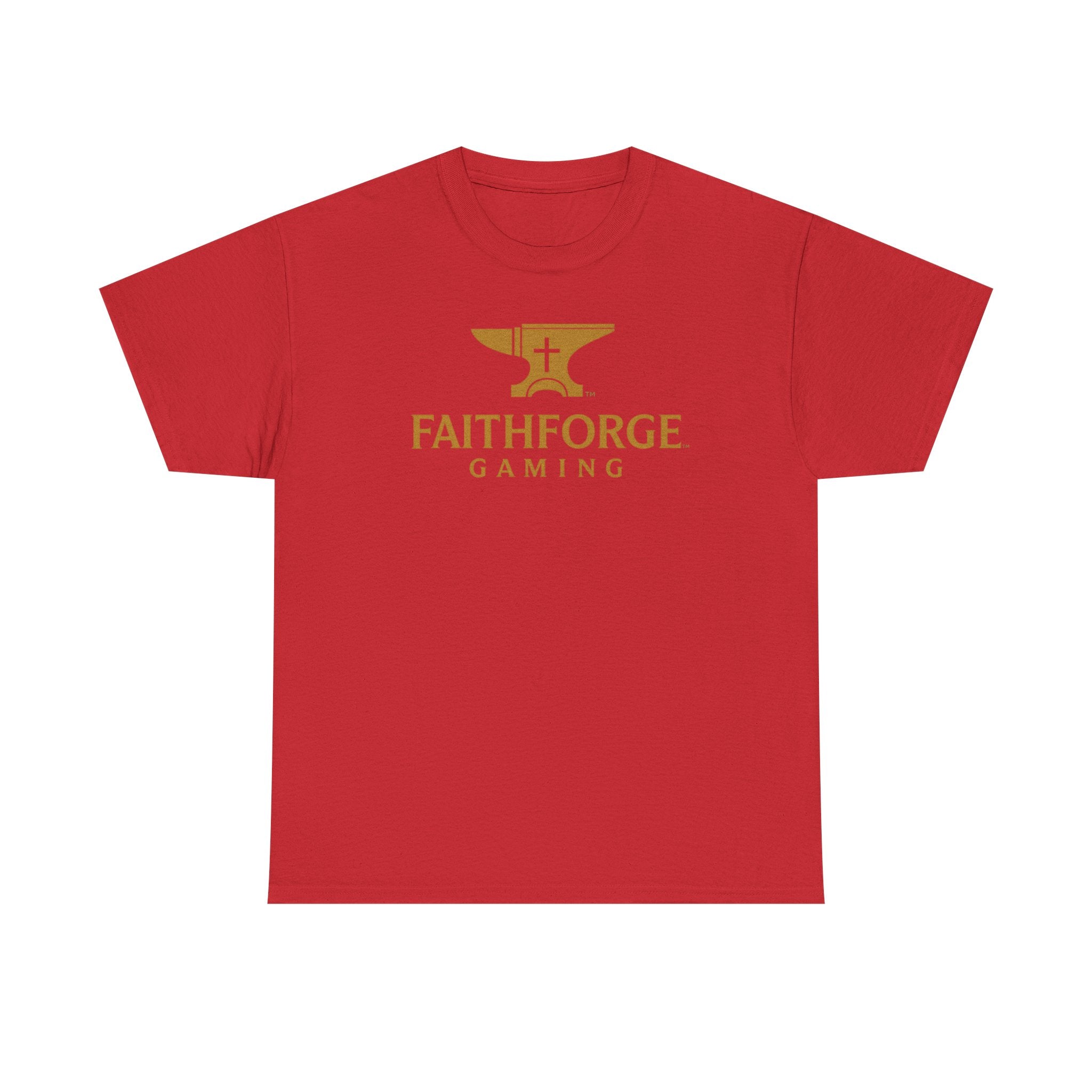 (Canada) FaithForge Gaming T-Shirt — Anvil & Cross Logo Tee for Christian Gamers