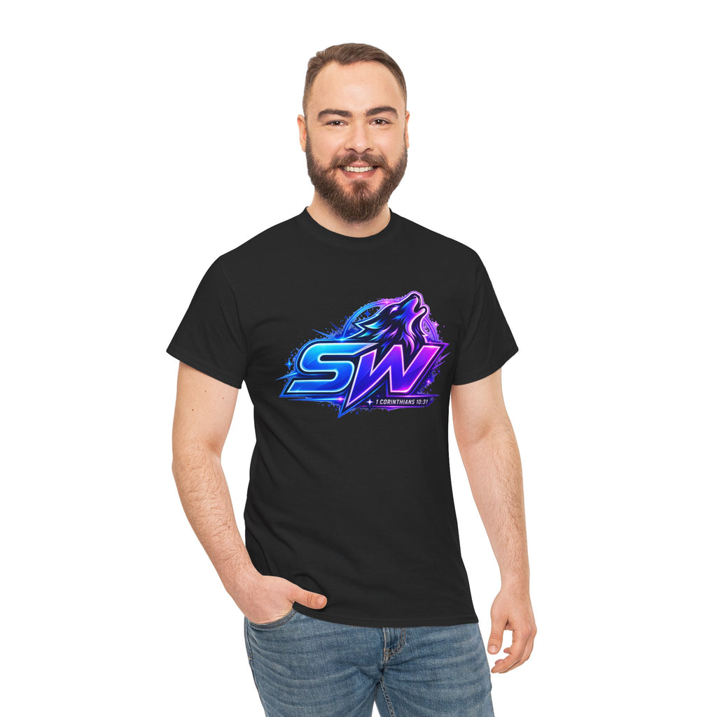 Seawolf_30 Logo Tee - Gamer/Streamer T-Shirt Blue GBSG (Gather)