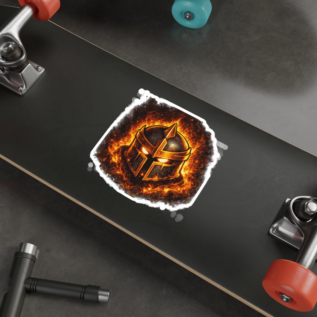 FaithForge Knight Passion Die-Cut Sticker — Water-resistant vinyl