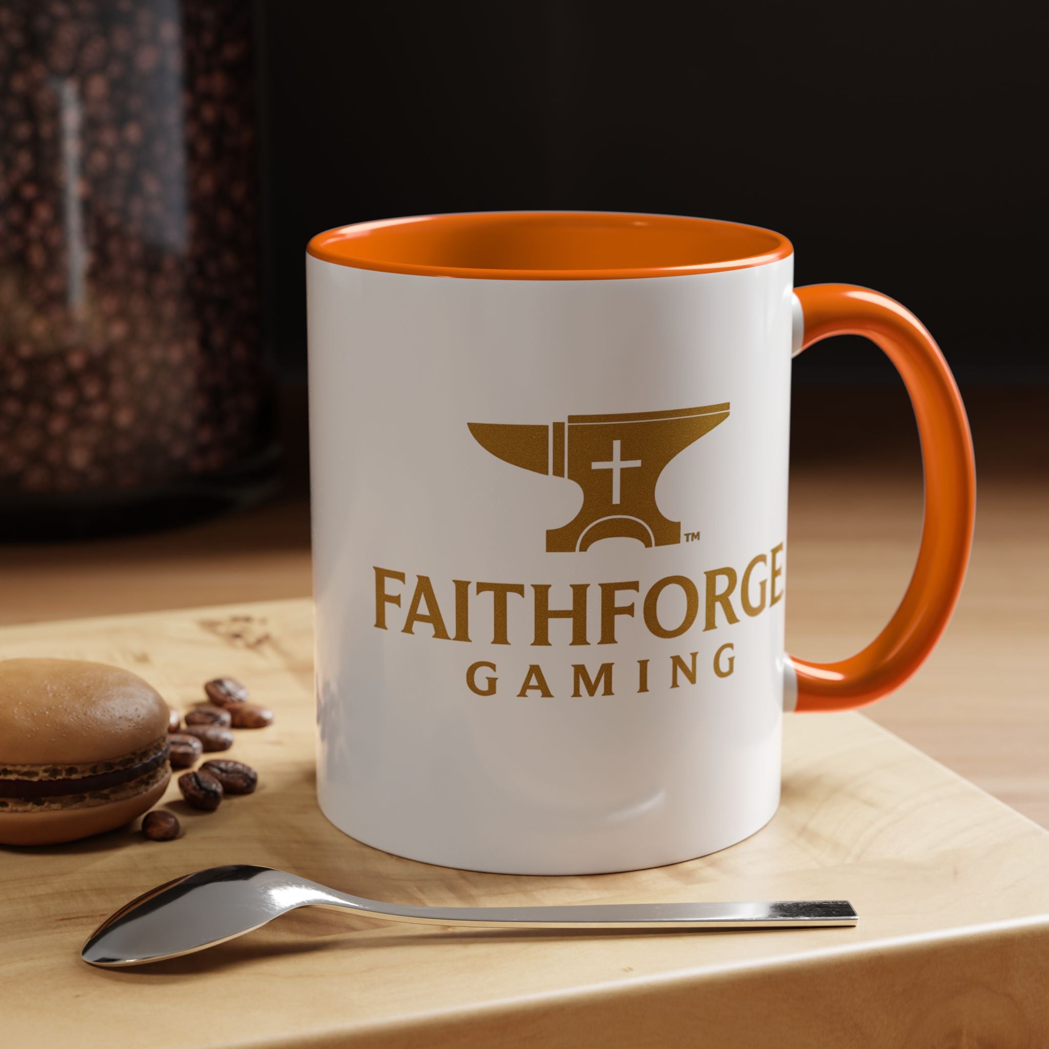 FaithForge Gaming Accent Coffee Mug – 11oz Logo Mug