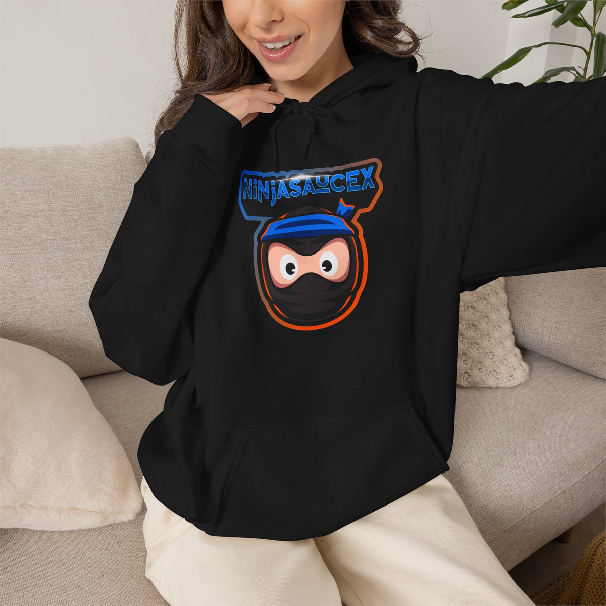 NinjaFaceX Hoodie — Streamer Logo Pullover