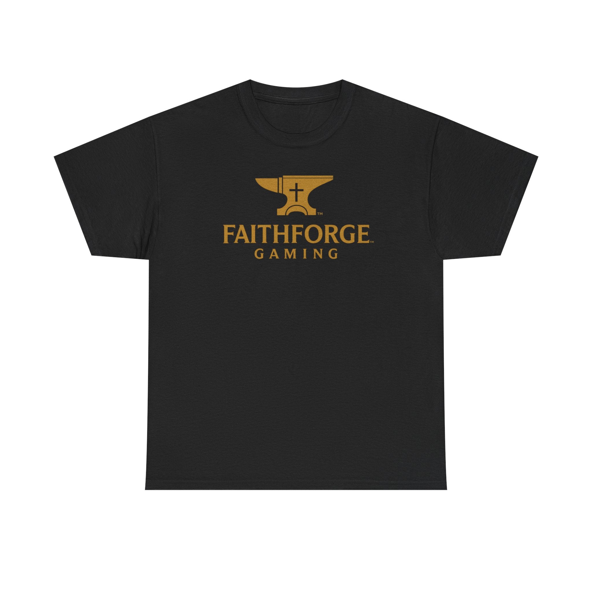 (Canada) FaithForge Gaming T-Shirt — Anvil & Cross Logo Tee for Christian Gamers