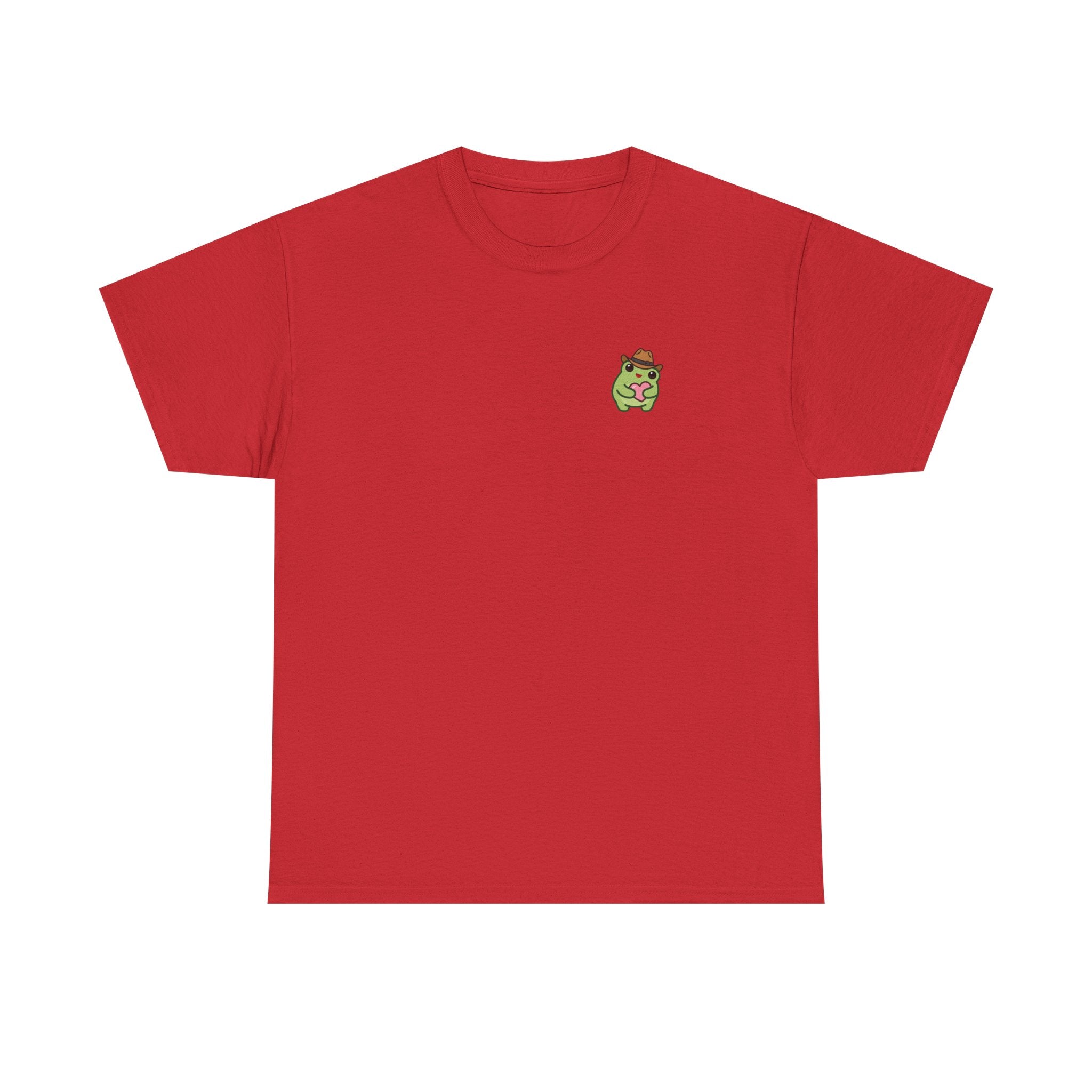 T-Shirt — Cute Smiling Frog holding heart
