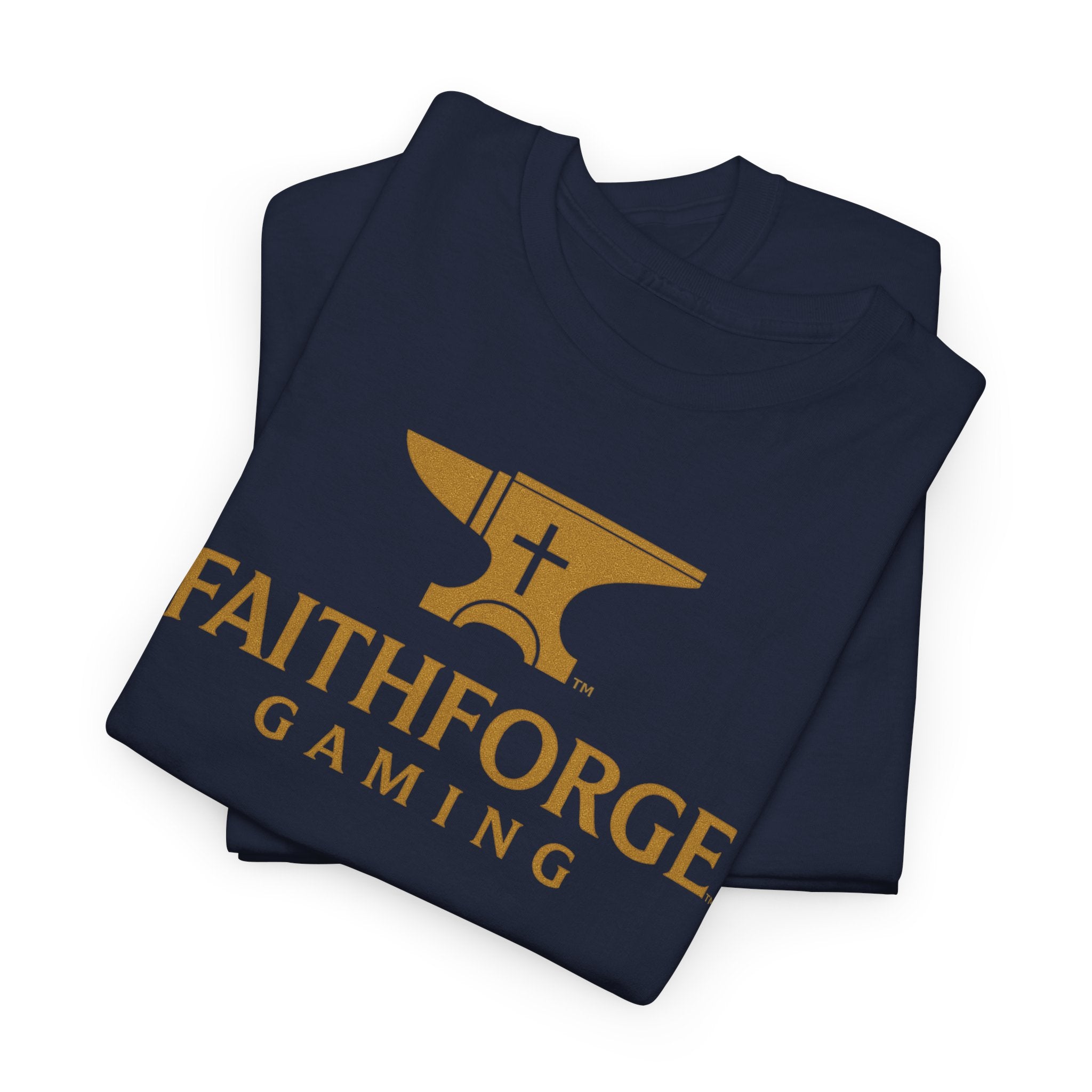 (Canada) FaithForge Gaming T-Shirt — Anvil & Cross Logo Tee for Christian Gamers