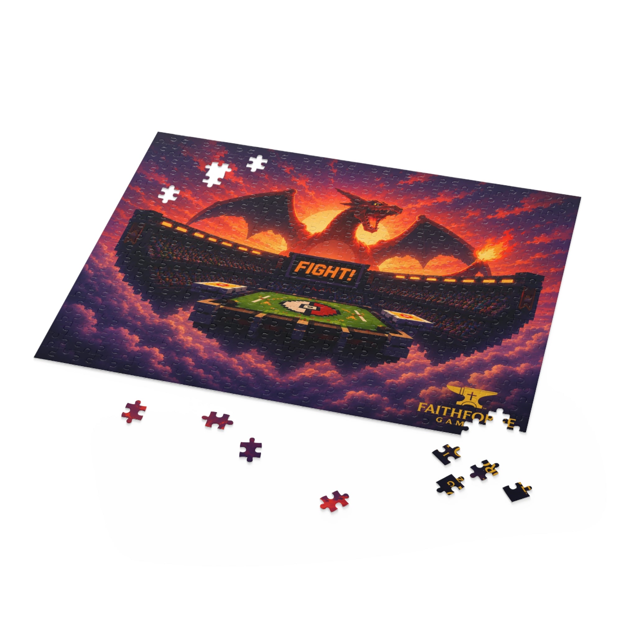 Smash Stadium Puzzle – "FIGHT!" Battle Arena Jigsaw (500 pcs)