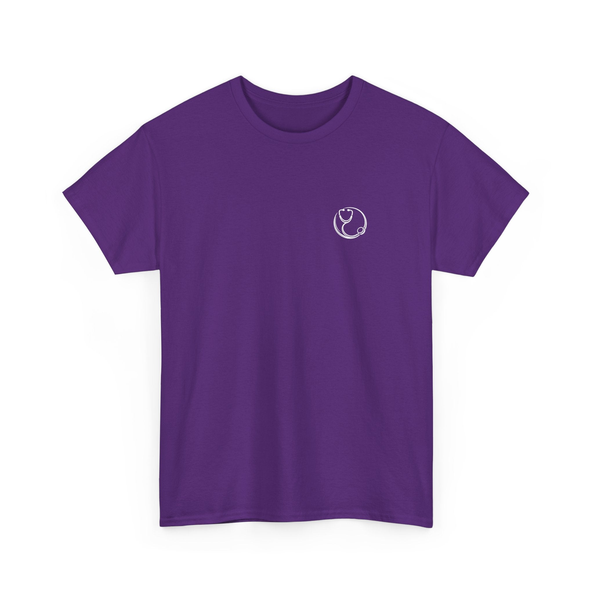 DoctorJSWAYS Let Me Explain T-Shirt — Minimal Logo Black Tee with Bold Back Text