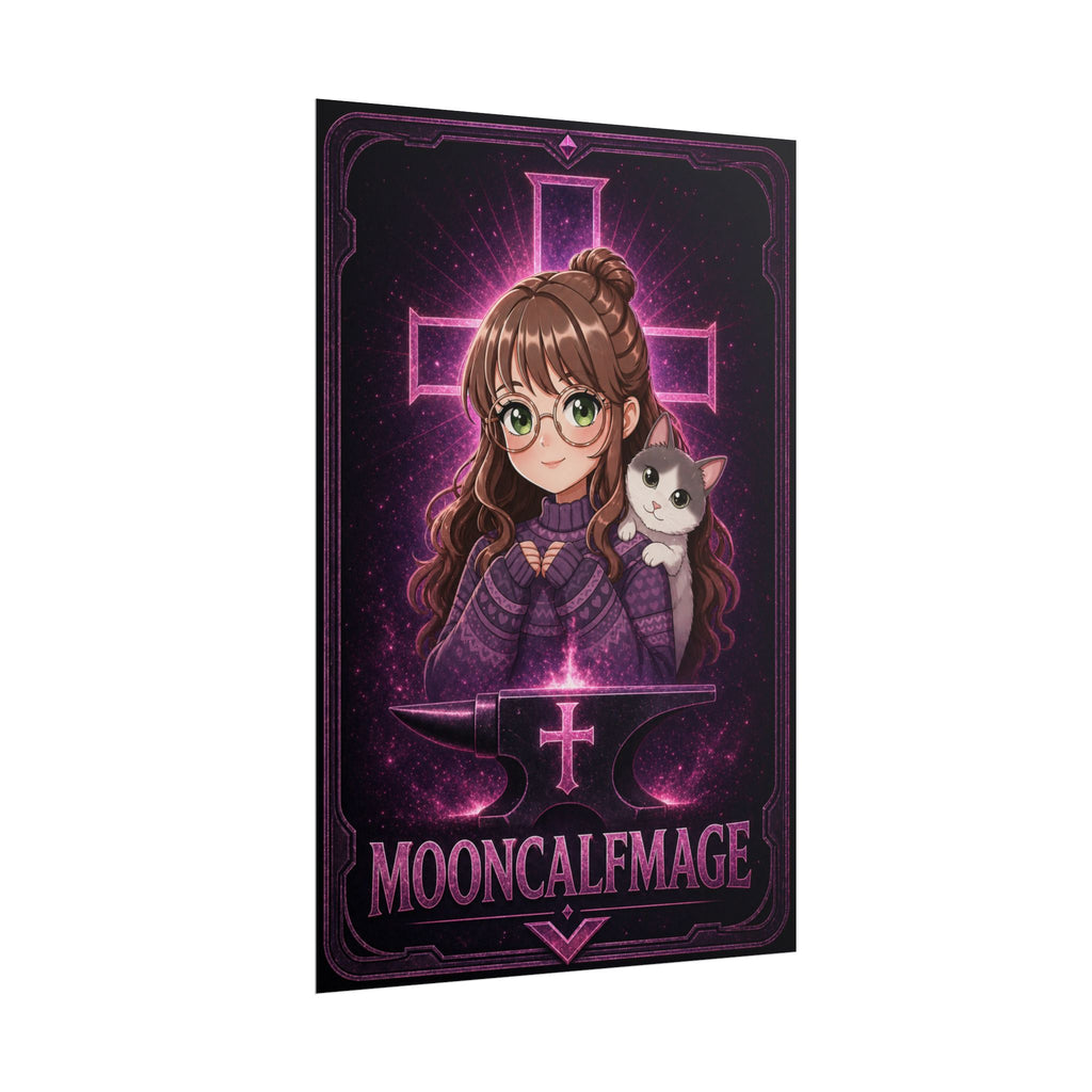 MOONCALFMAGE Poster — Streamer Wall Art (Rolled Poster) Vert