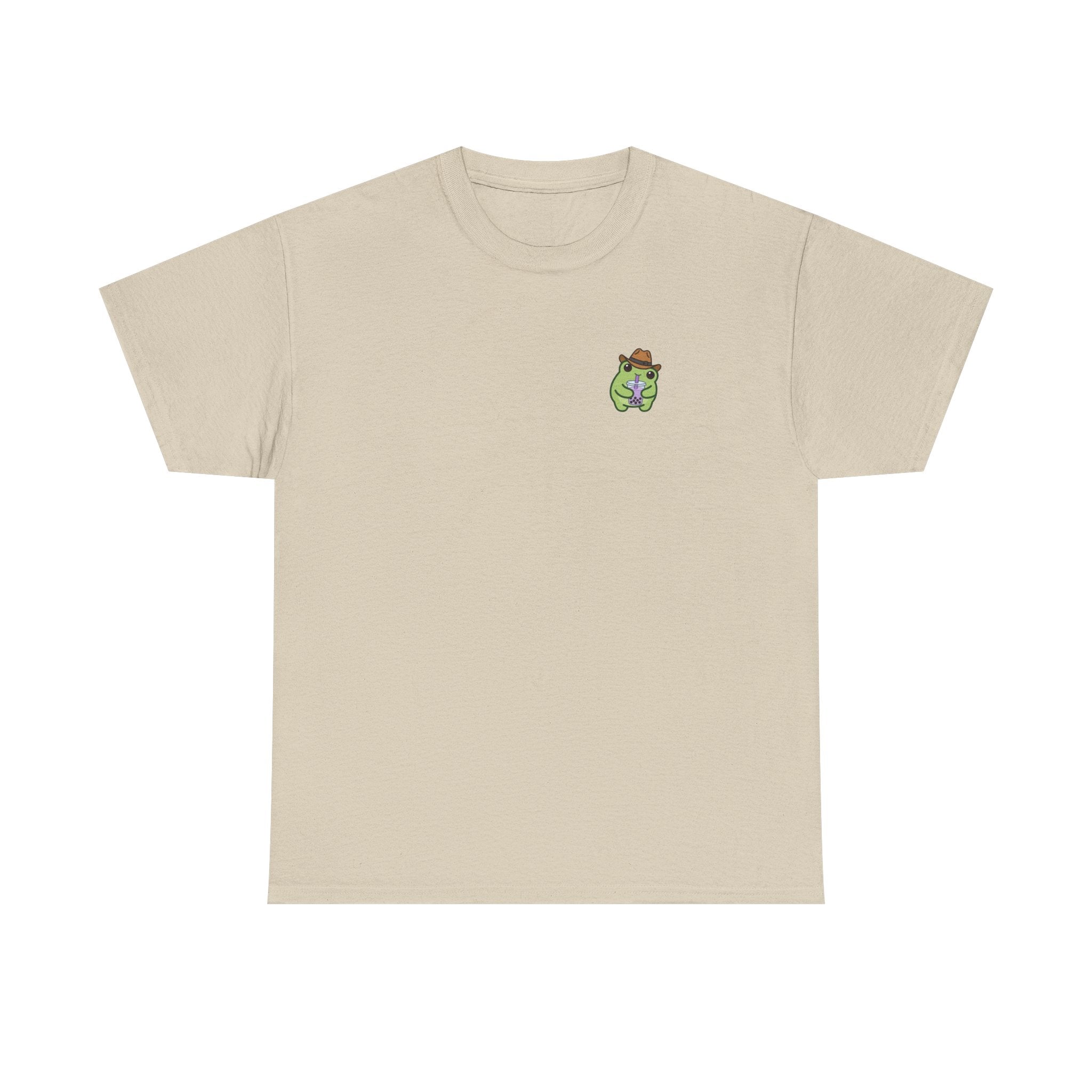 T-Shirt — Cute Boba Drinking Frog