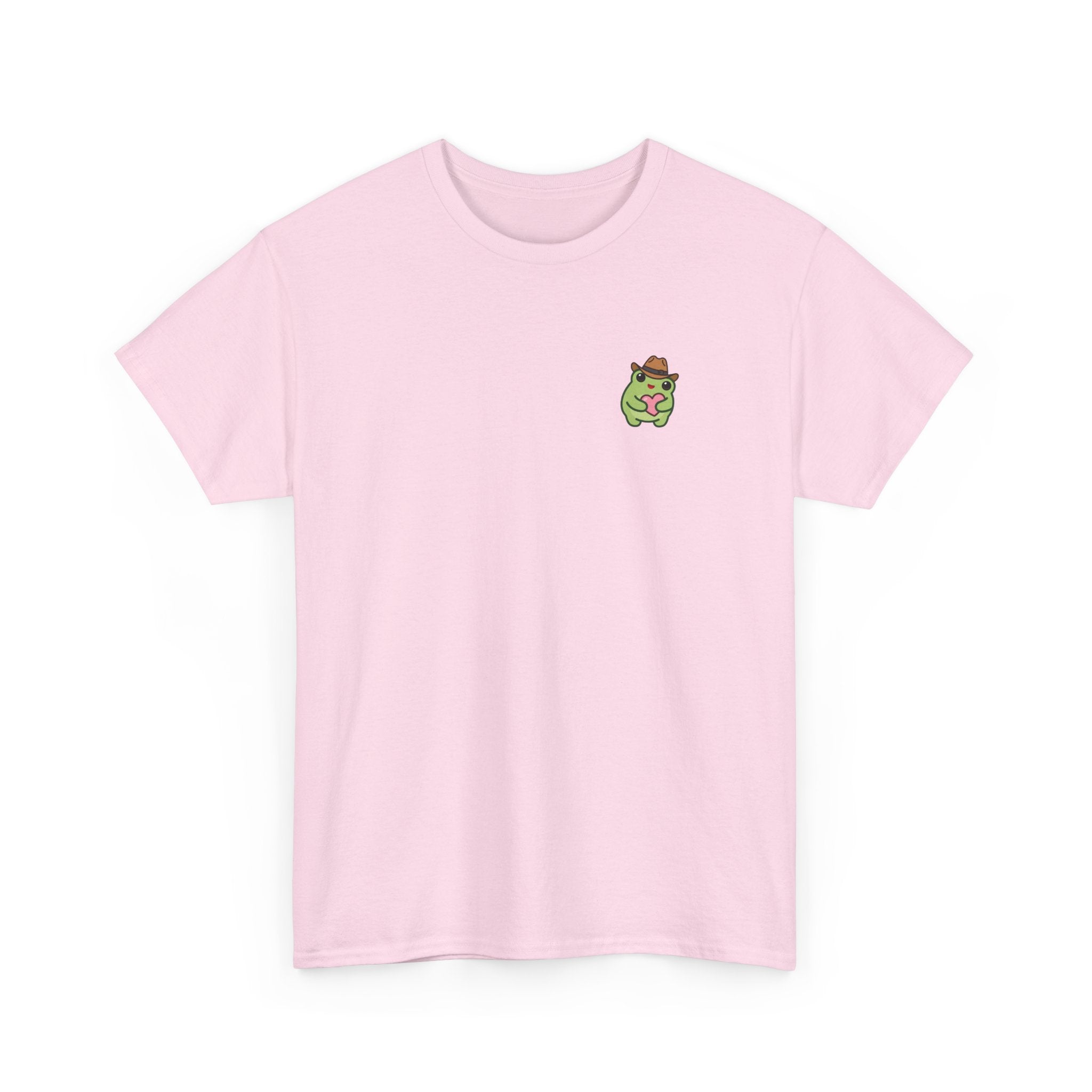 T-Shirt — Cute Smiling Frog holding heart