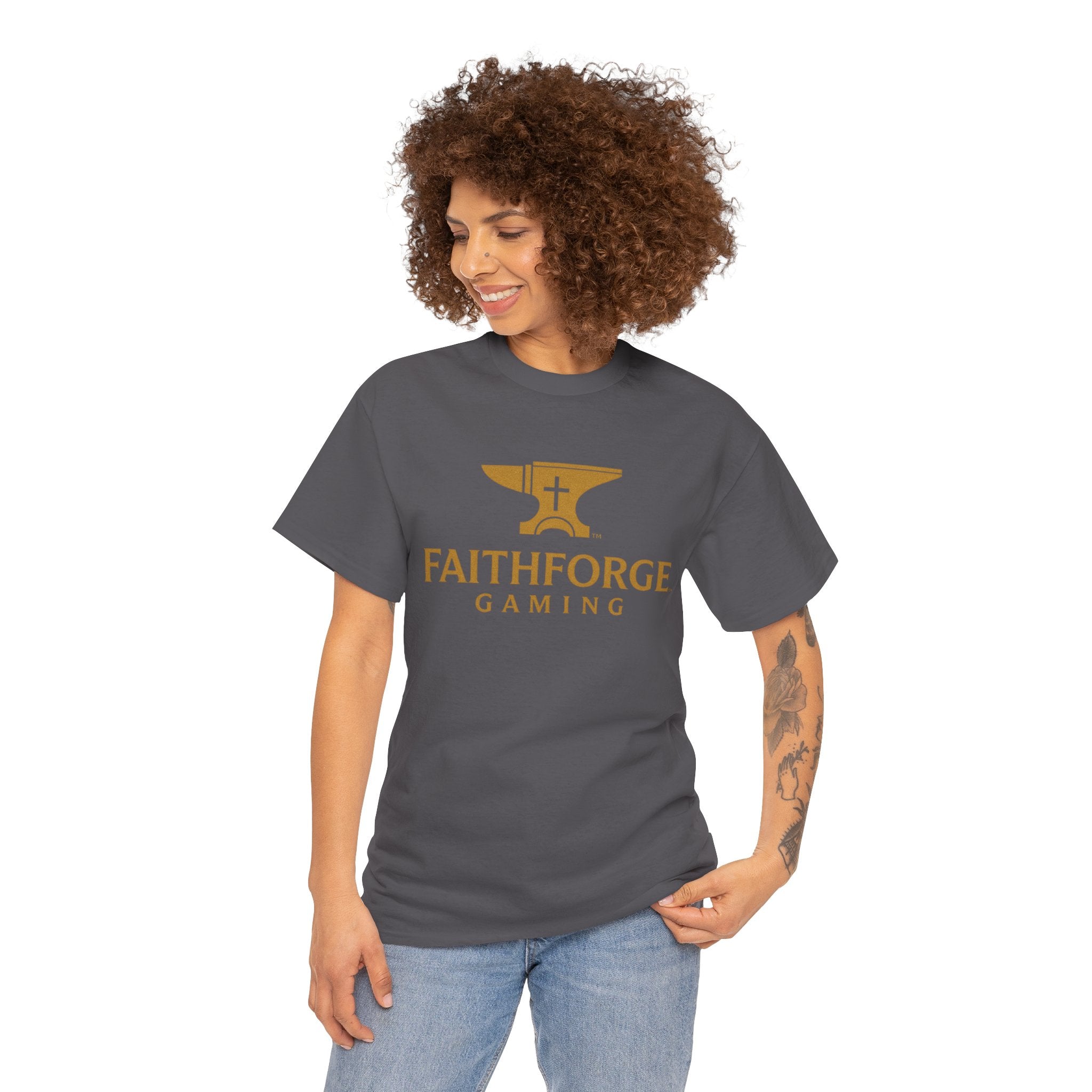 FaithForge Gaming T-Shirt — Christian Gamer Logo Tee