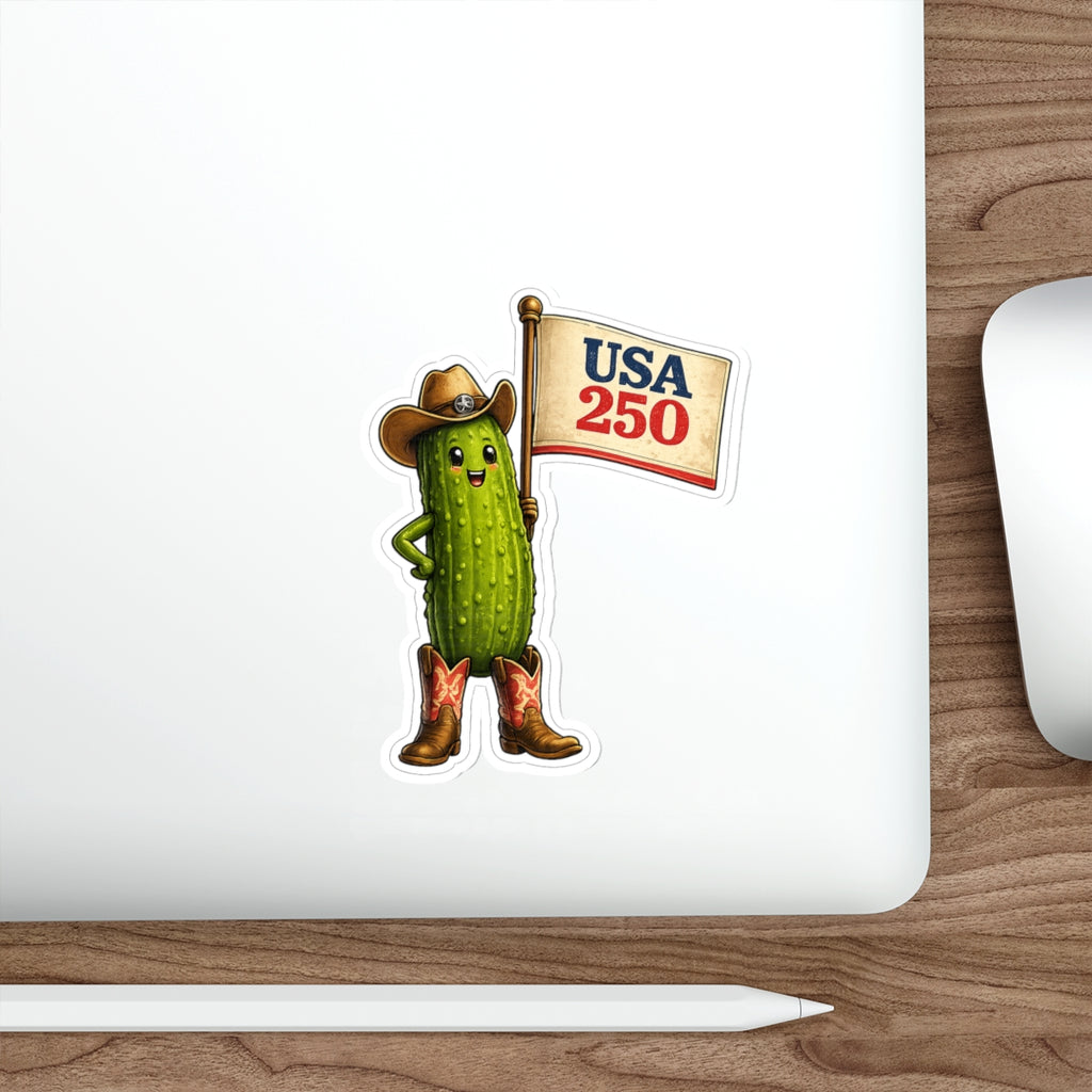USA 250 Pickle Die-Cut Sticker