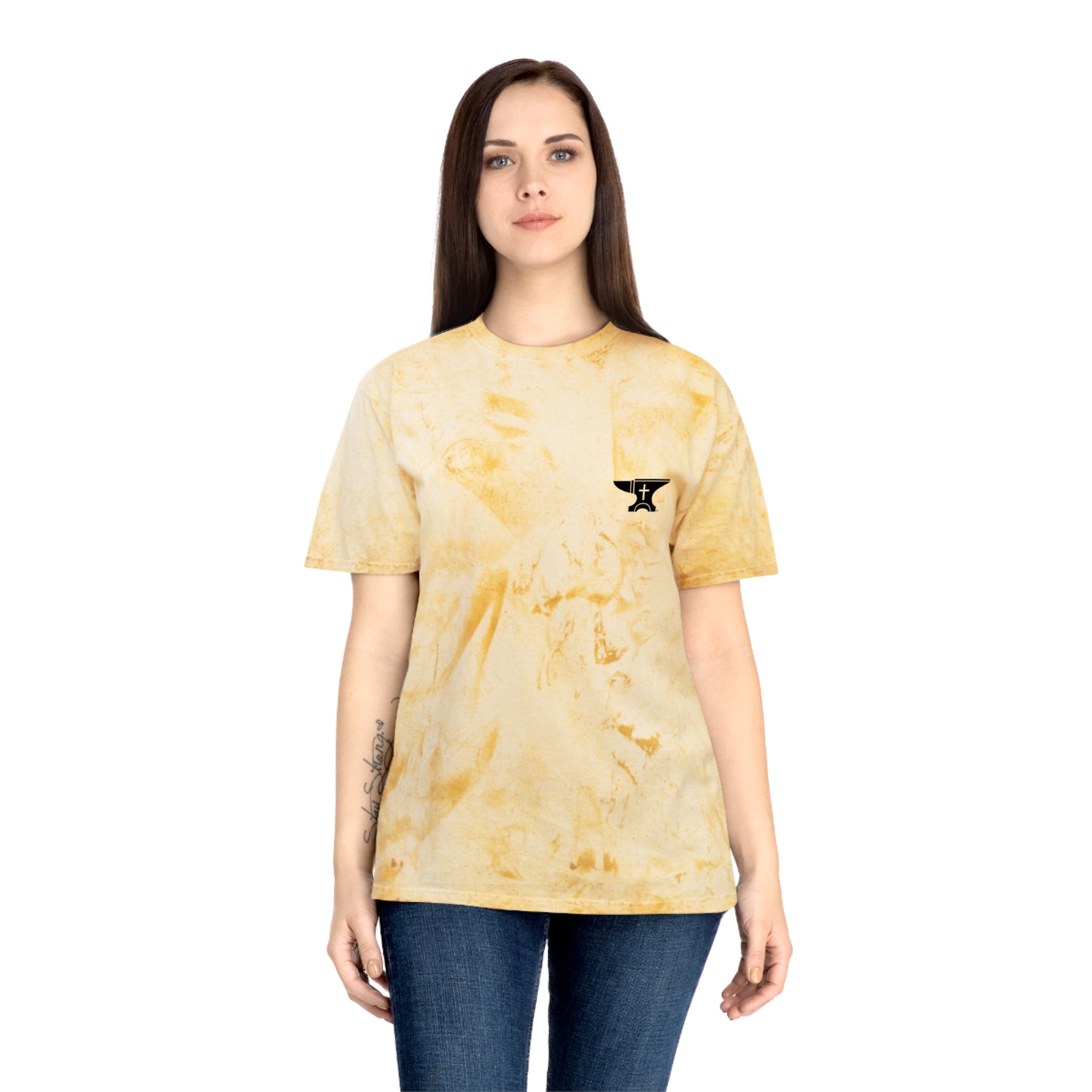 FaithForge Gaming Tie-Dye T-Shirt — Distressed Logo Tee