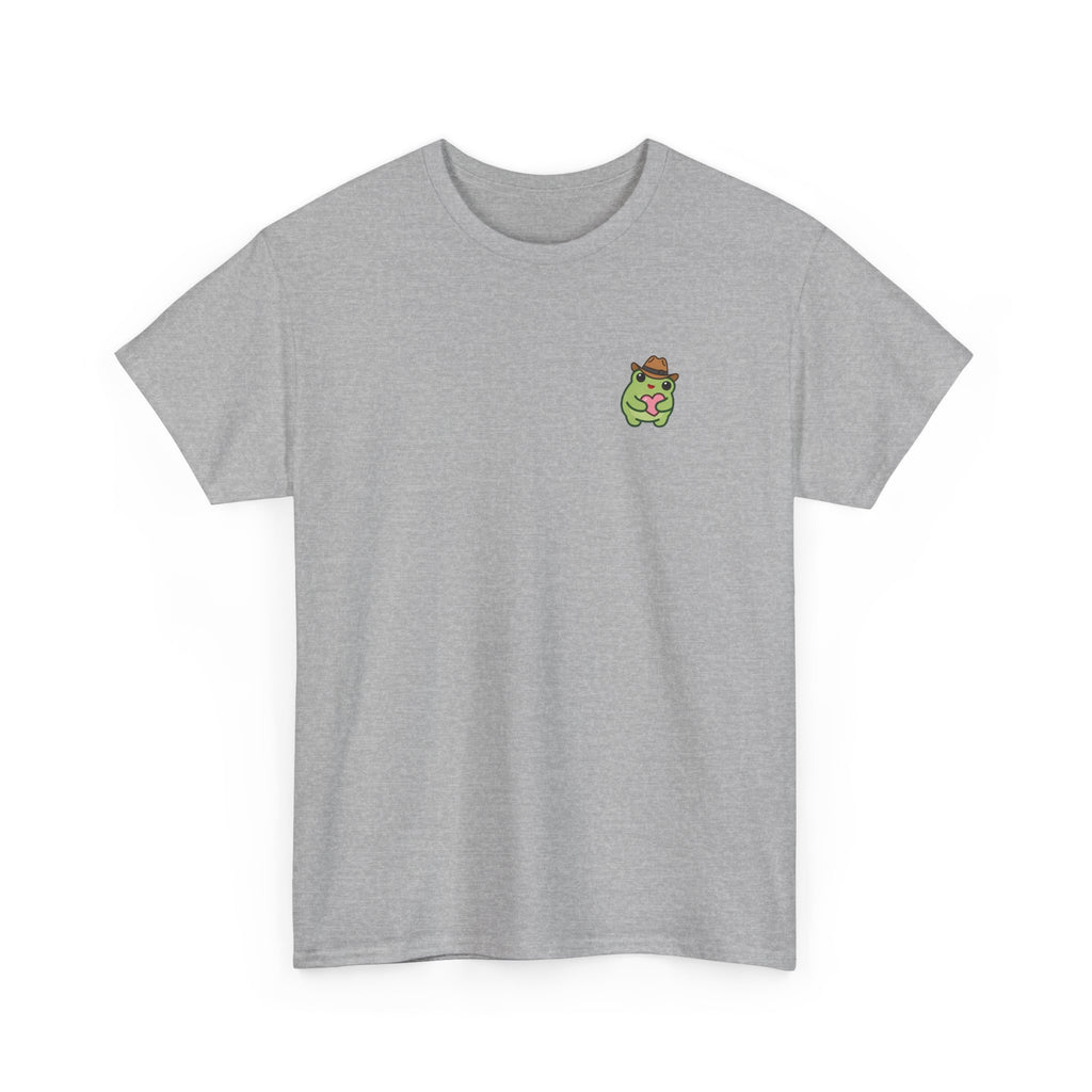 T-Shirt — Cute Smiling Frog holding heart